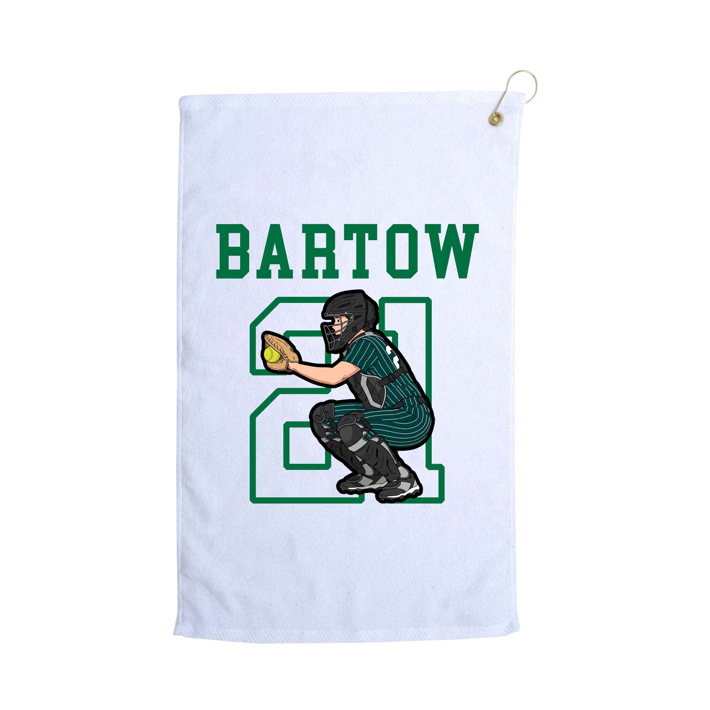 Golf Towel — Shirsey in White