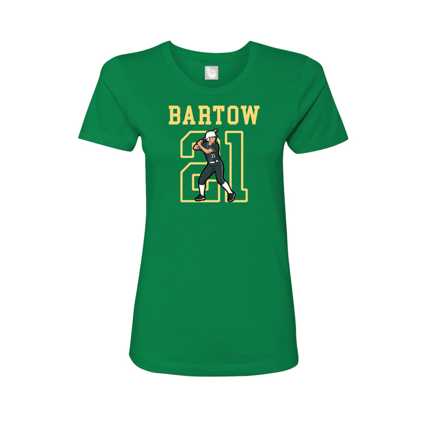Fitted Women's Tee — Shirsey in Green