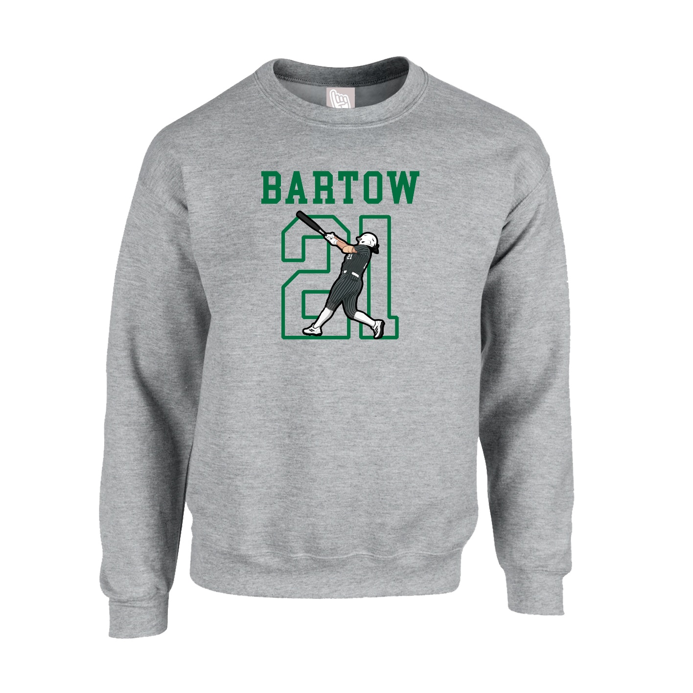 Fleece Crew — Shirsey in Grey