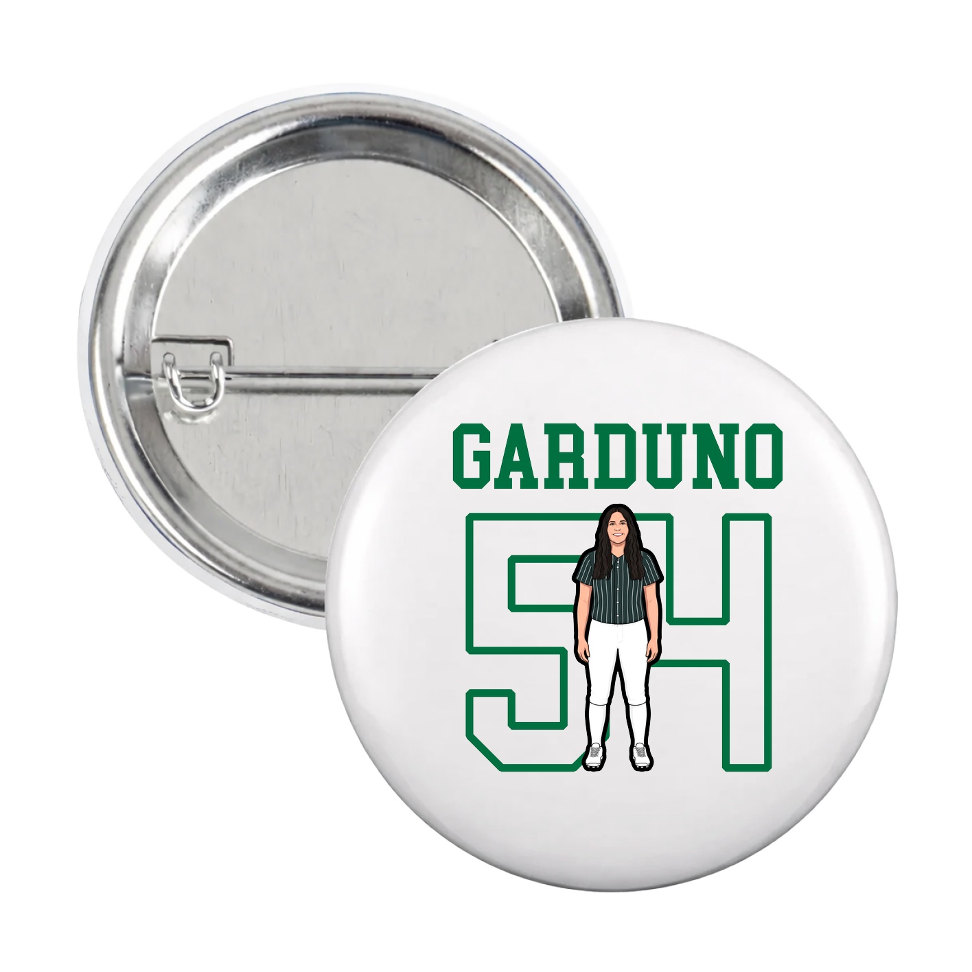 Game Day Button — Shirsey in White