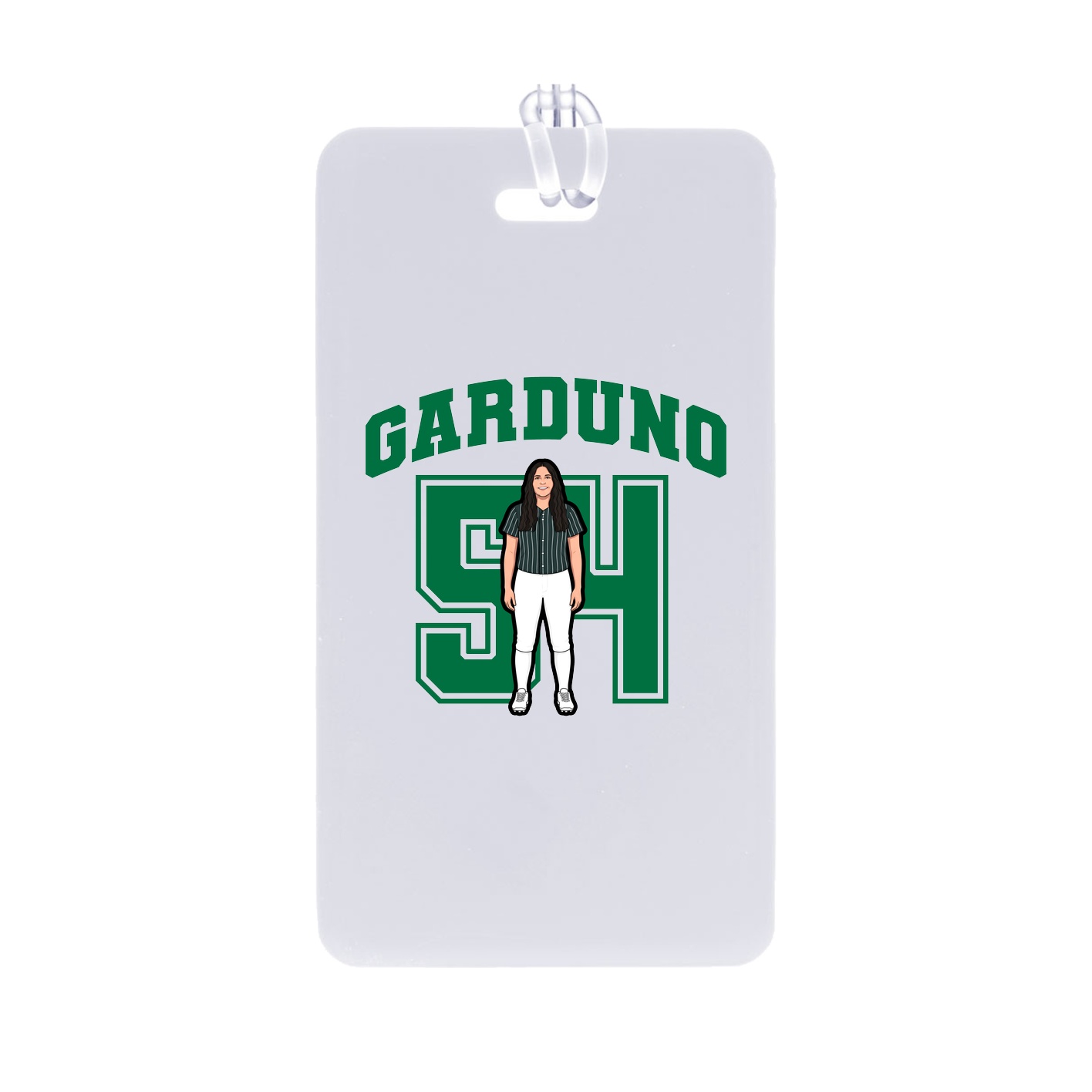 Bag Tag — Number in Classic