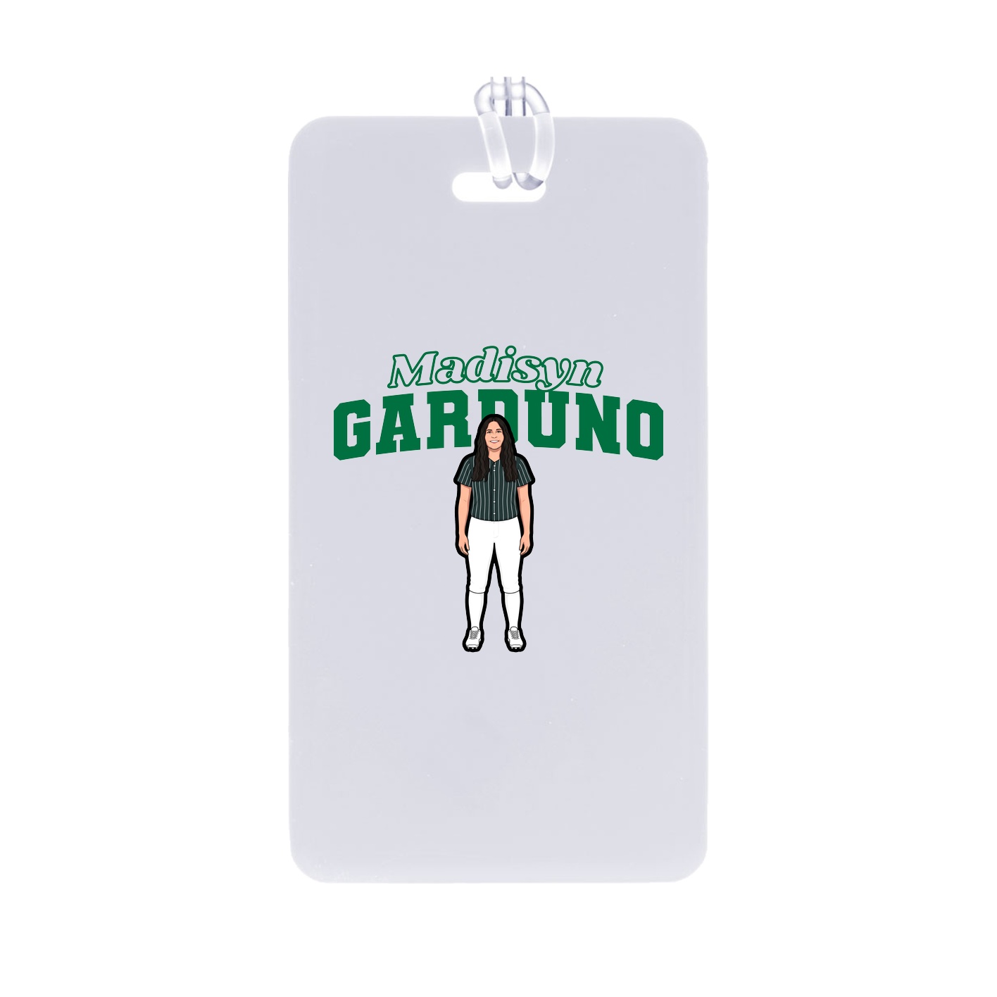 Bag Tag — Name Arch in Classic