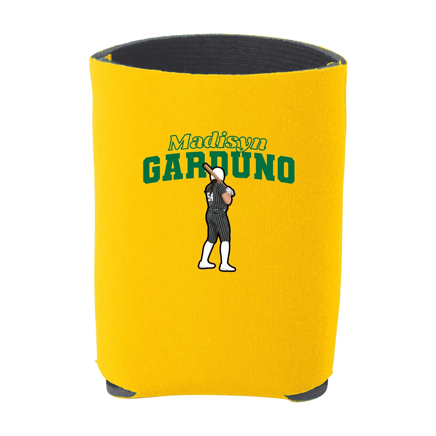 Can Holder — Name Arch in Yellow