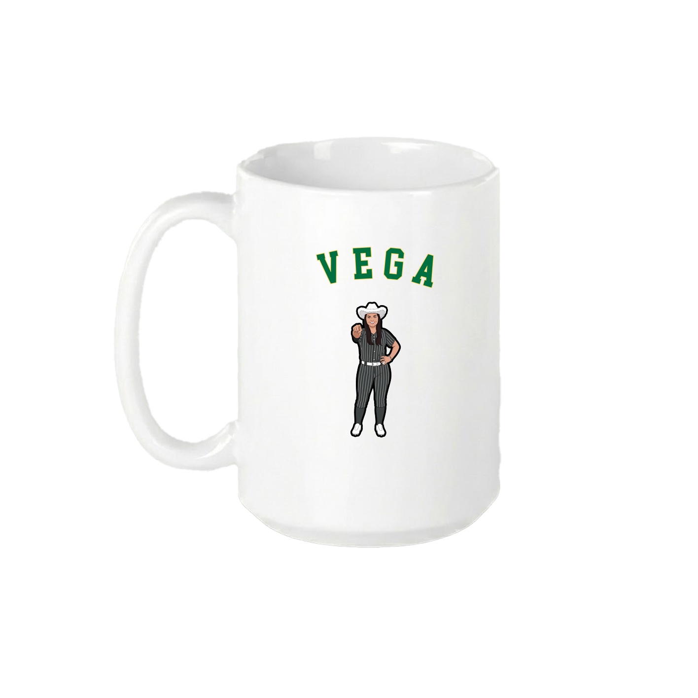 15oz Coffee Mug — Shirsey Arch in White