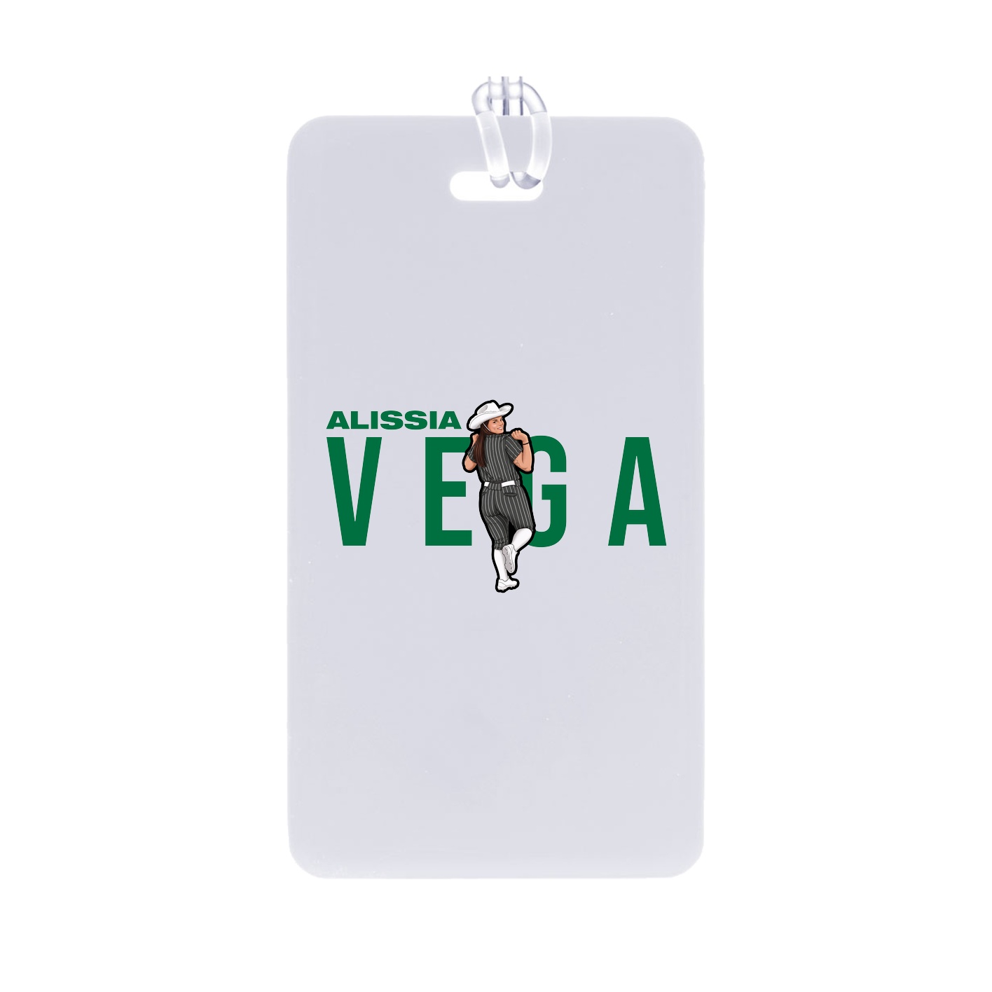 Bag Tag — Player Name in Classic