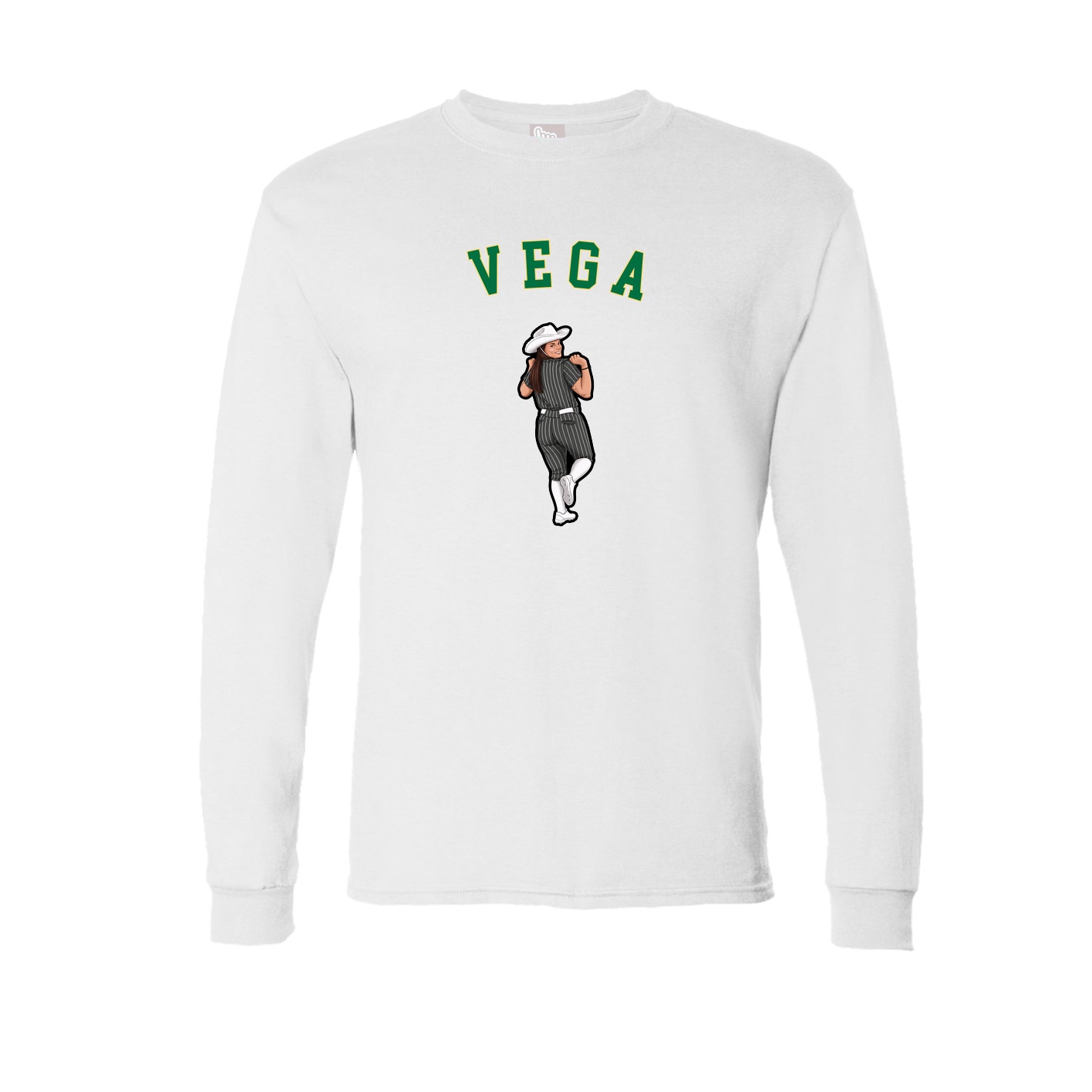 Long Sleeve Tee — Shirsey Arch in White