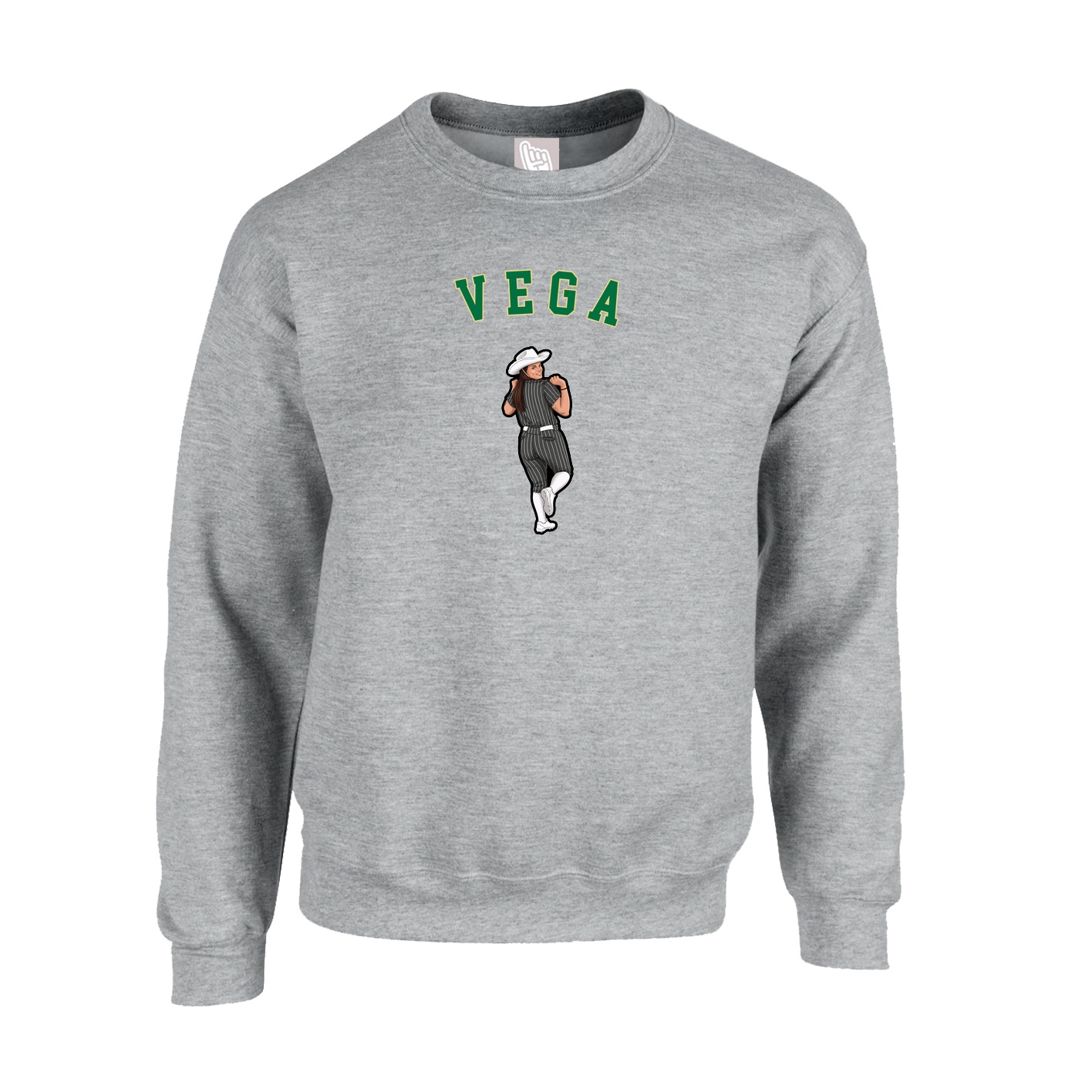 Fleece Crew — Shirsey Arch in Grey