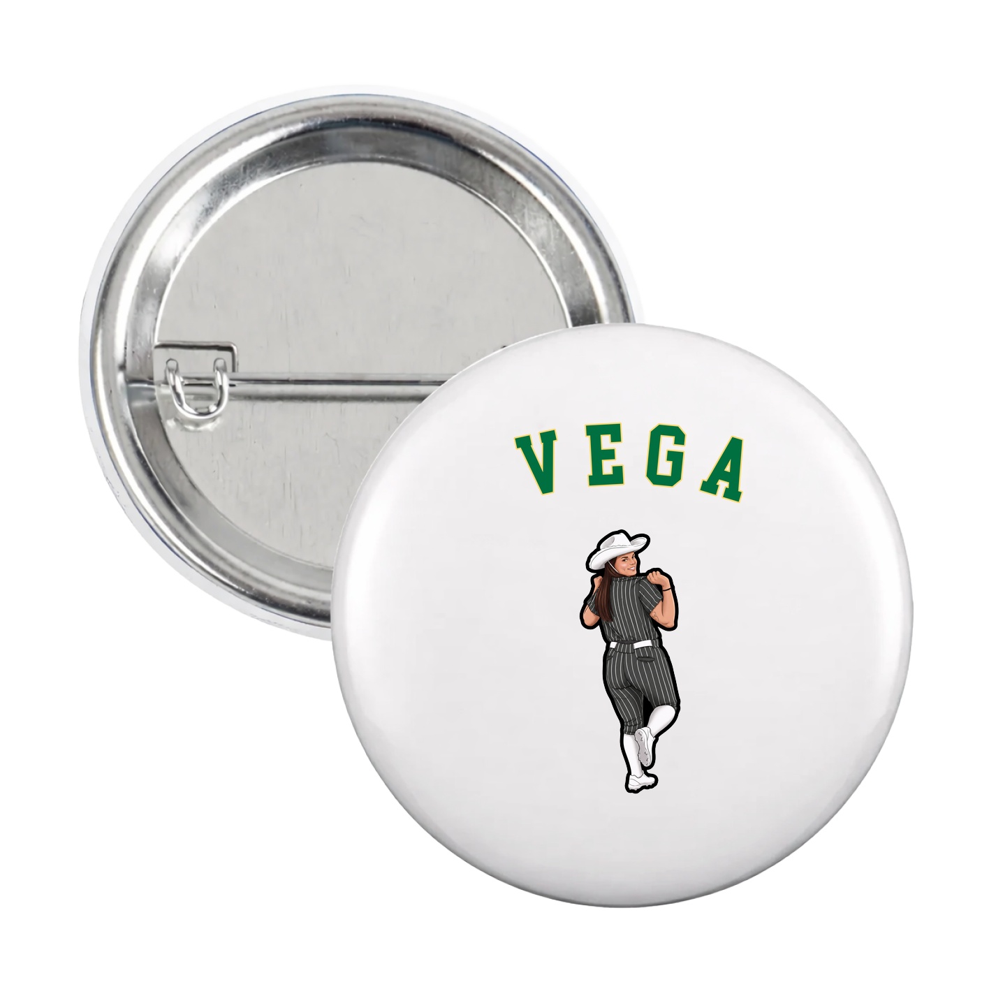 Game Day Button — Shirsey Arch in White