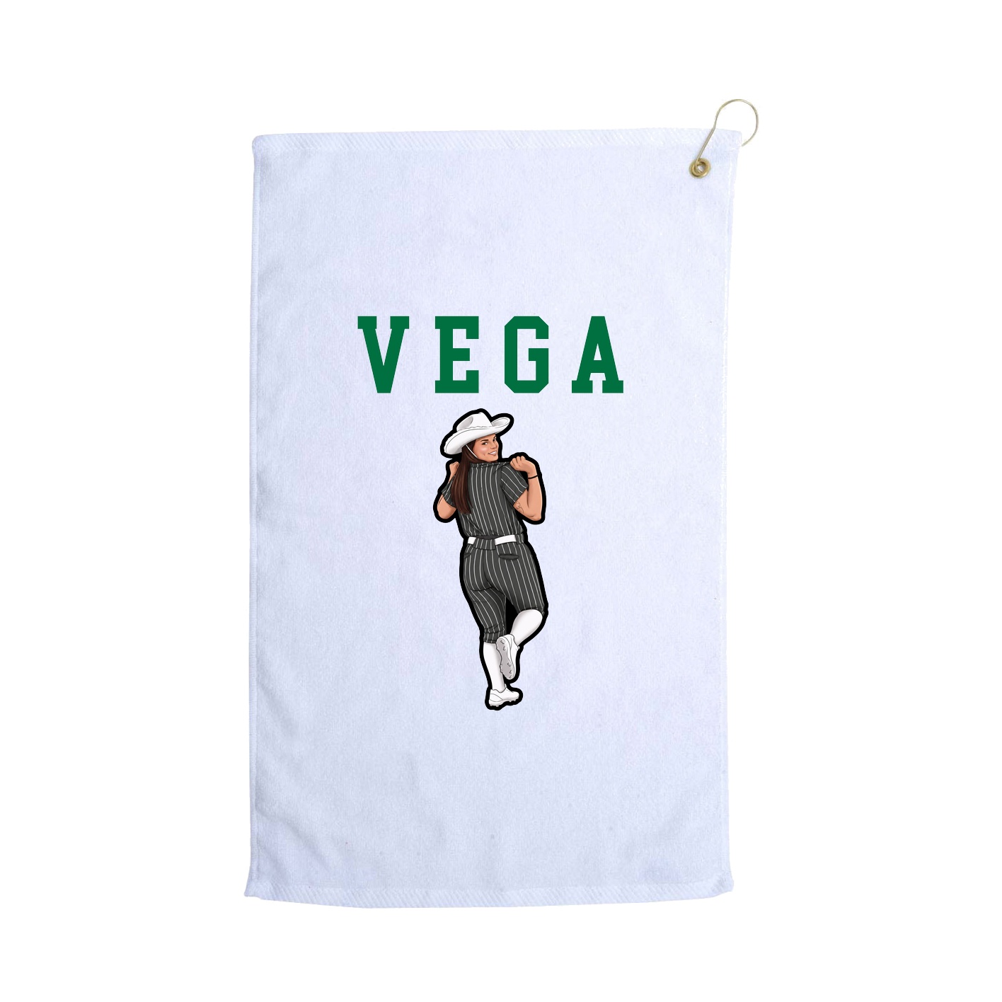 Golf Towel — Shirsey in White