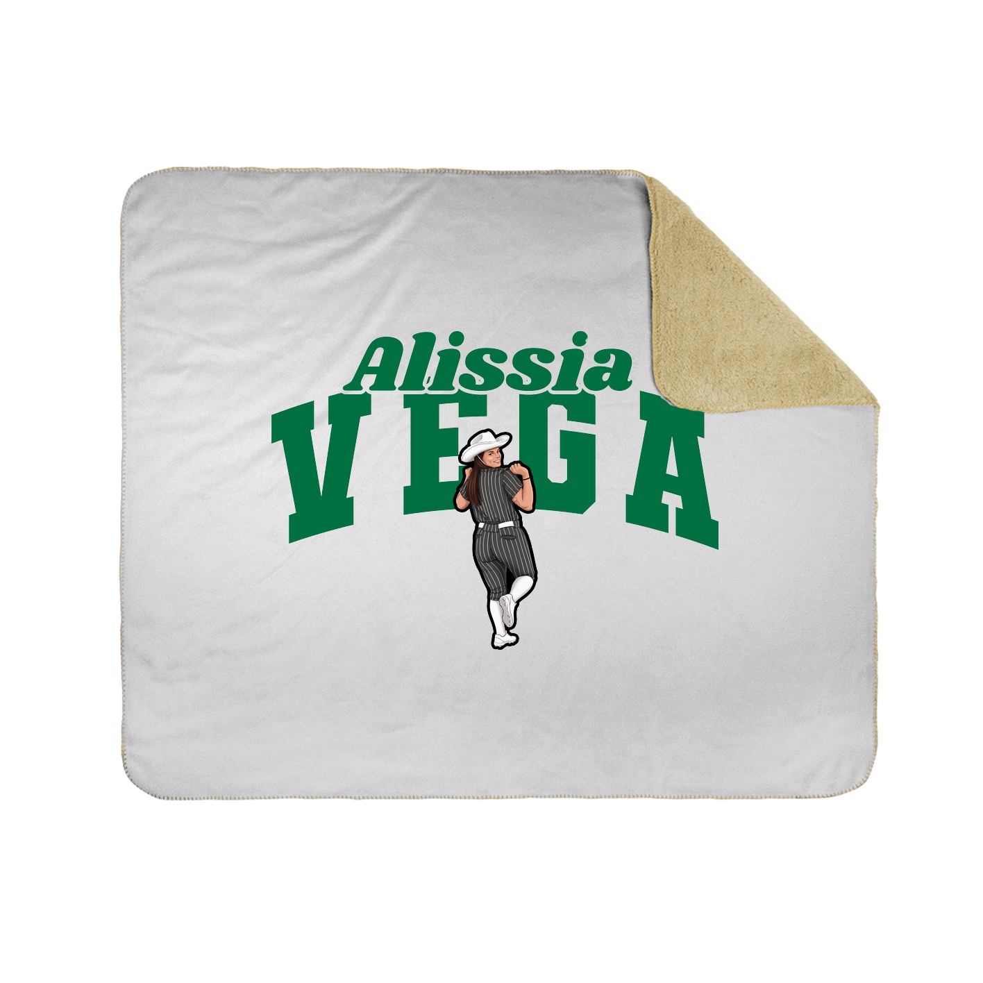Throw Blanket — Signature Arch in White