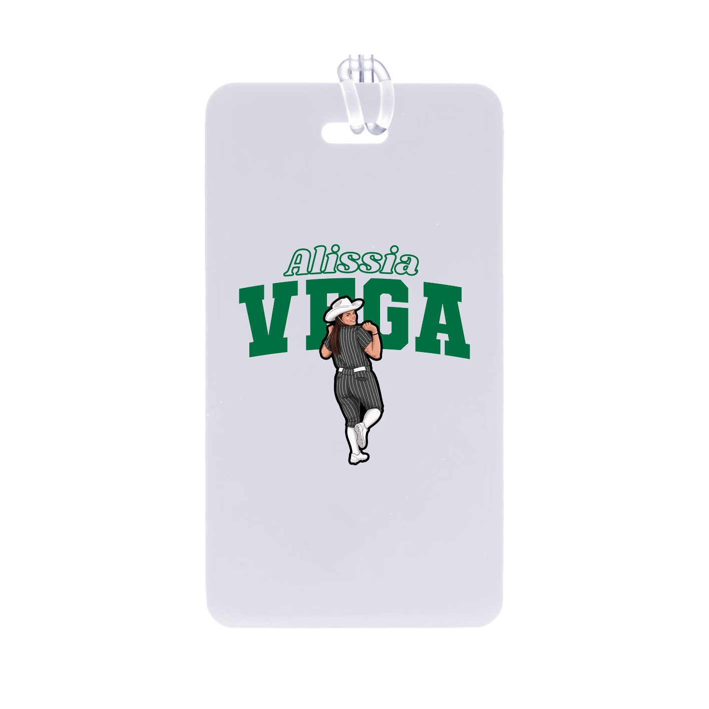 Bag Tag — Name Arch in Classic