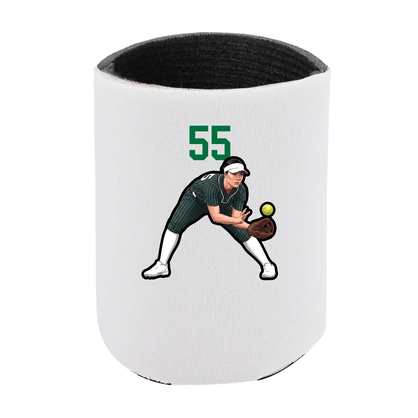 Can Holder — Number Top in White