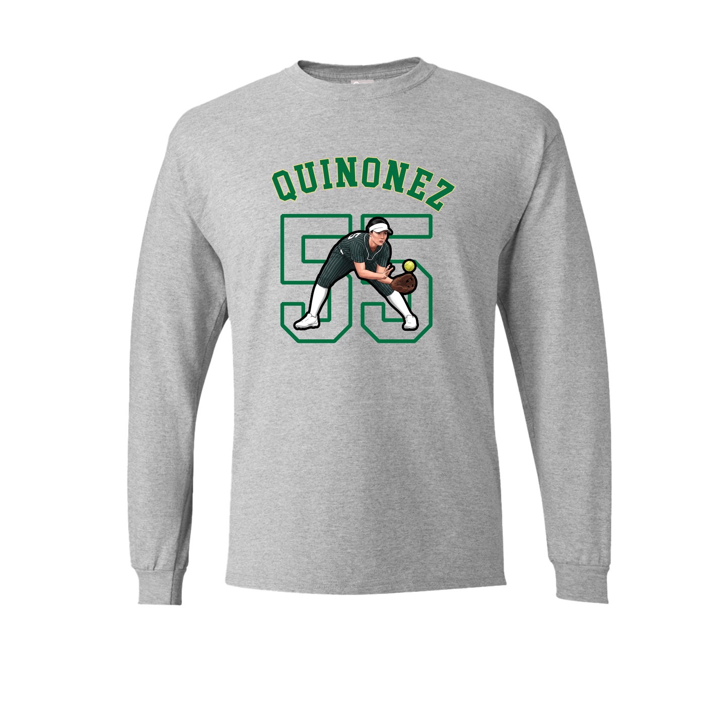 Long Sleeve Tee — Shirsey Arch in Grey