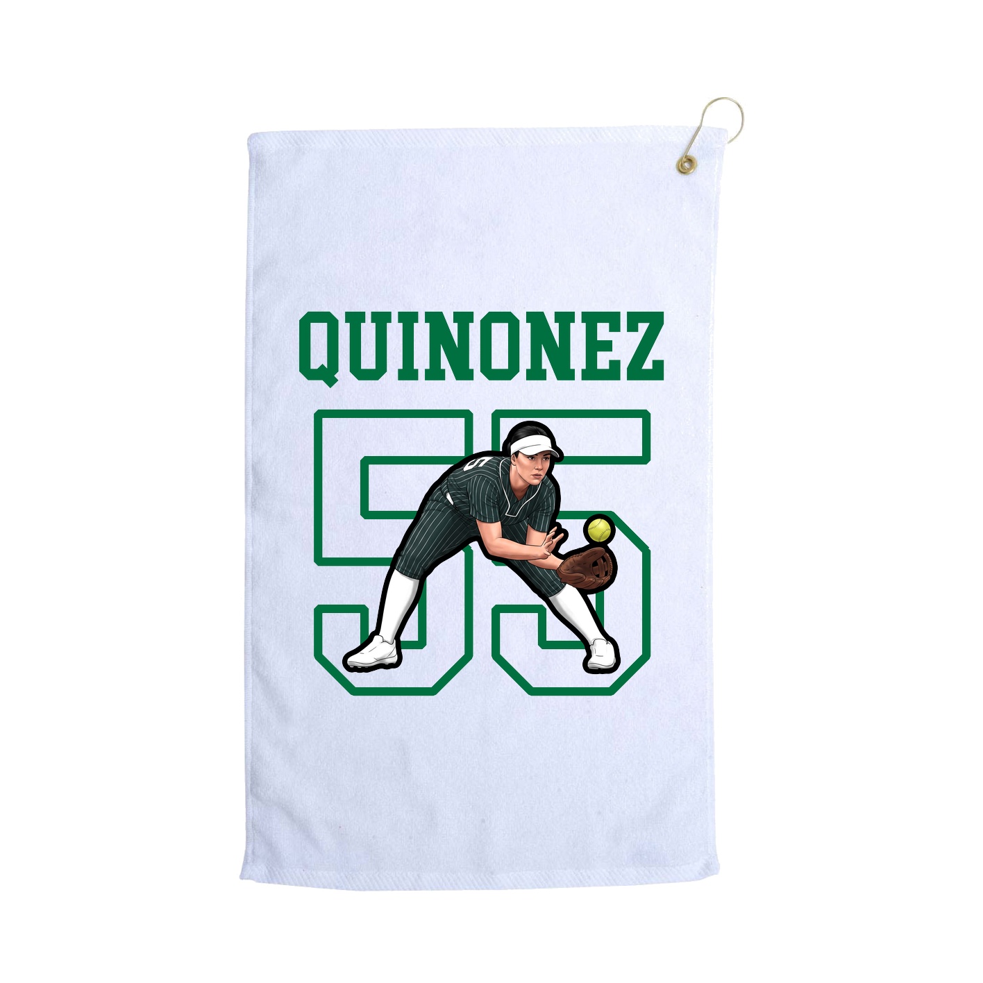 Golf Towel — Shirsey in White