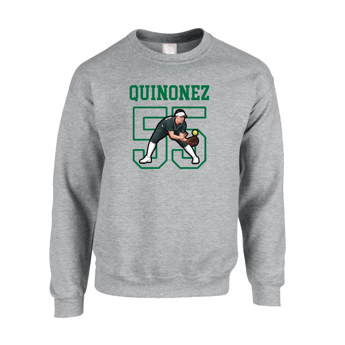 Fleece Crew — Shirsey in Grey