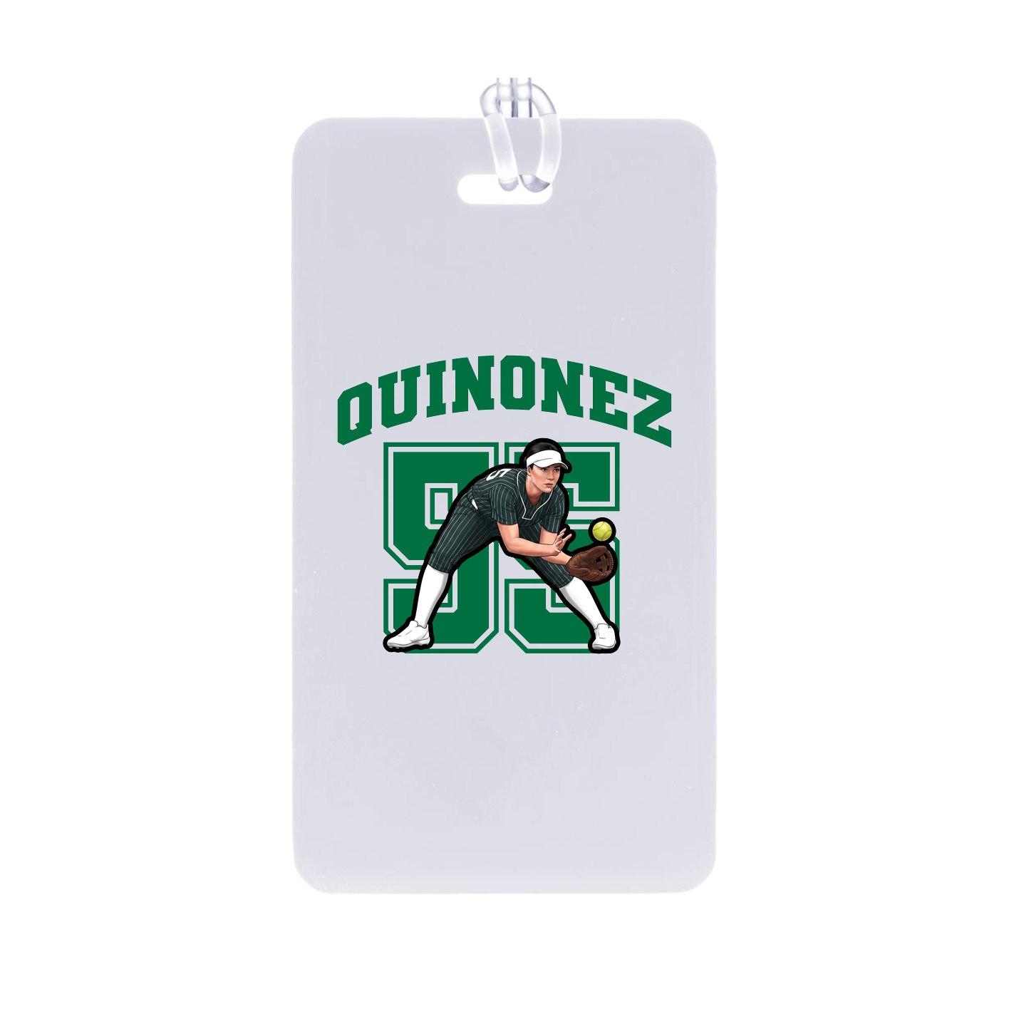 Bag Tag — Number in Classic