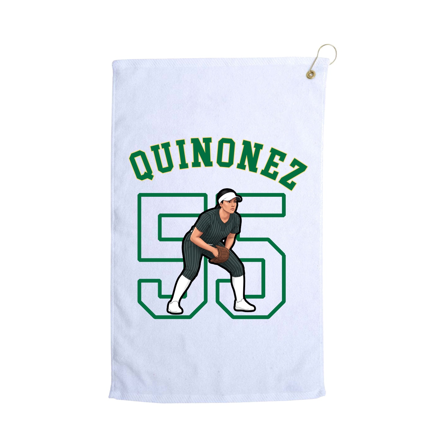 Golf Towel — Shirsey Arch in White