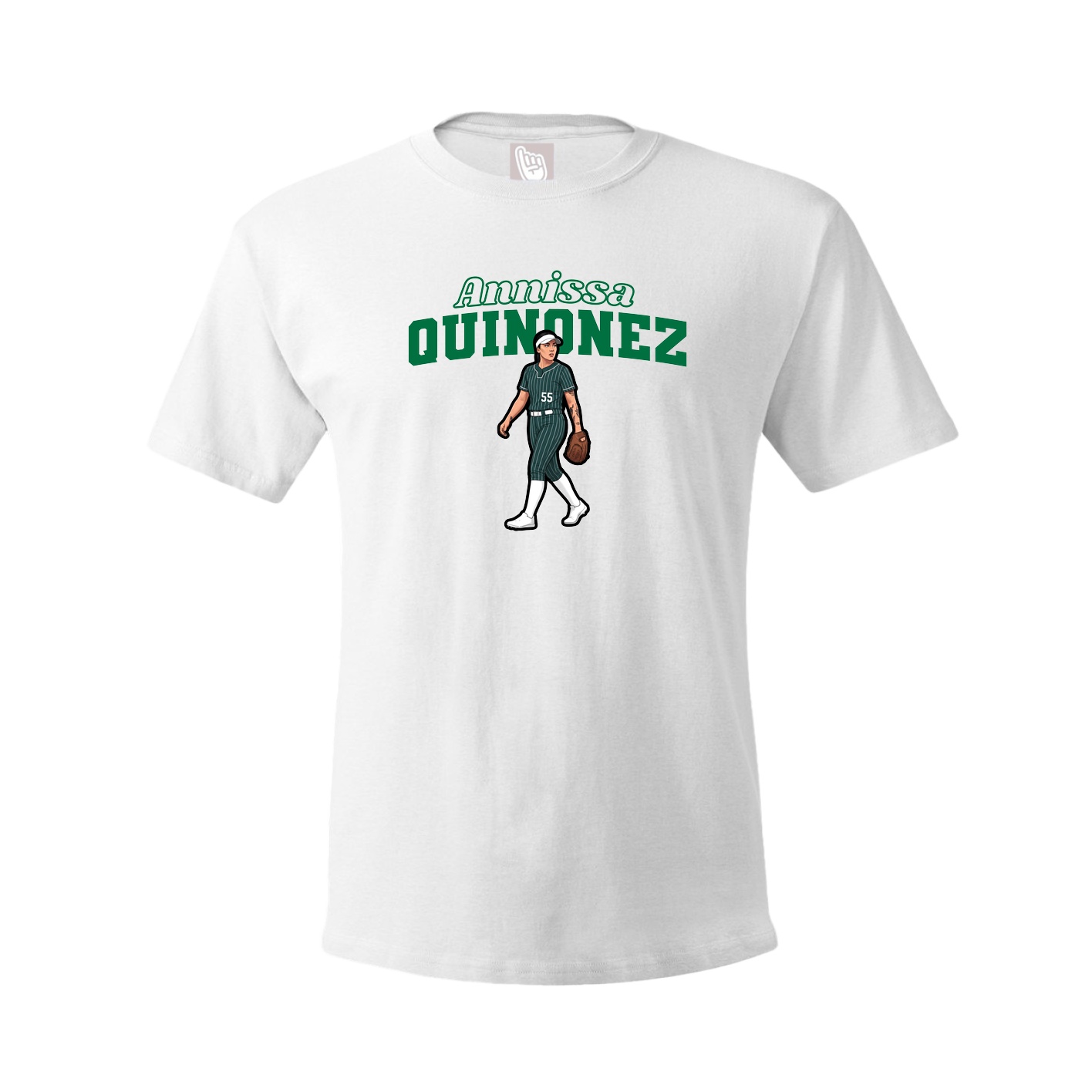 Tee — Name Arch in White