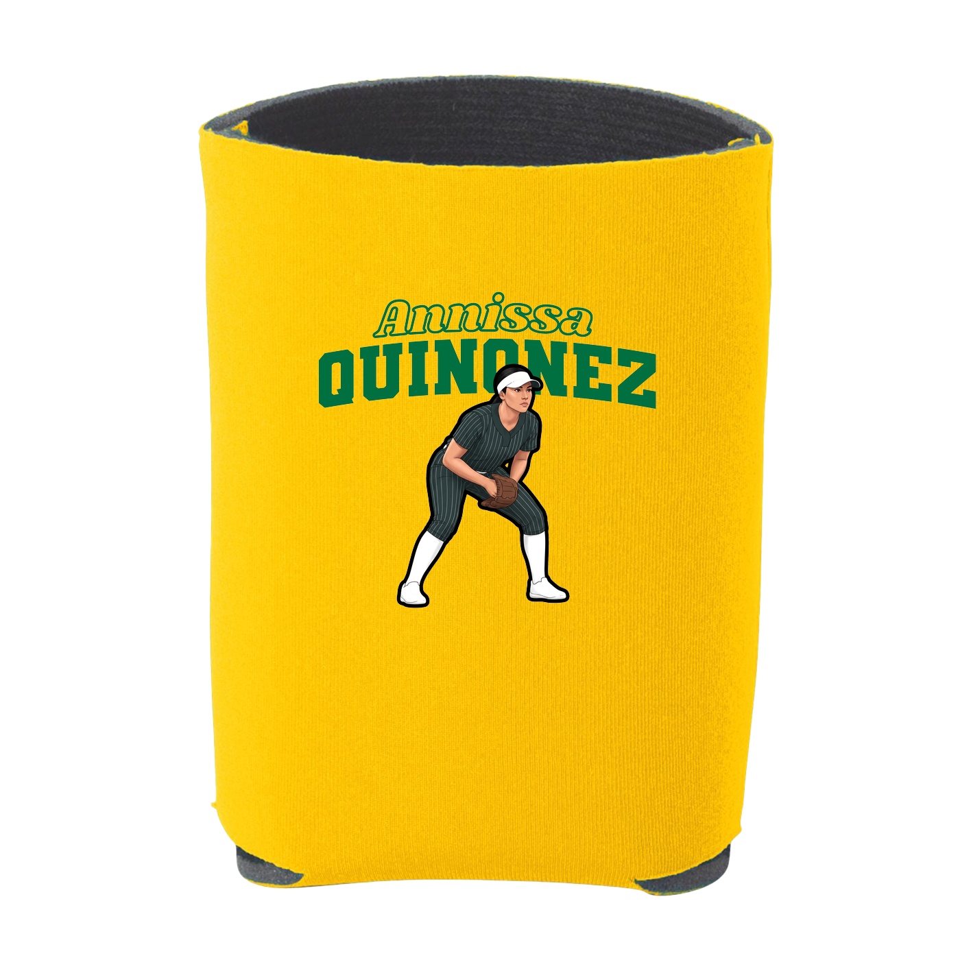 Can Holder — Name Arch in Yellow