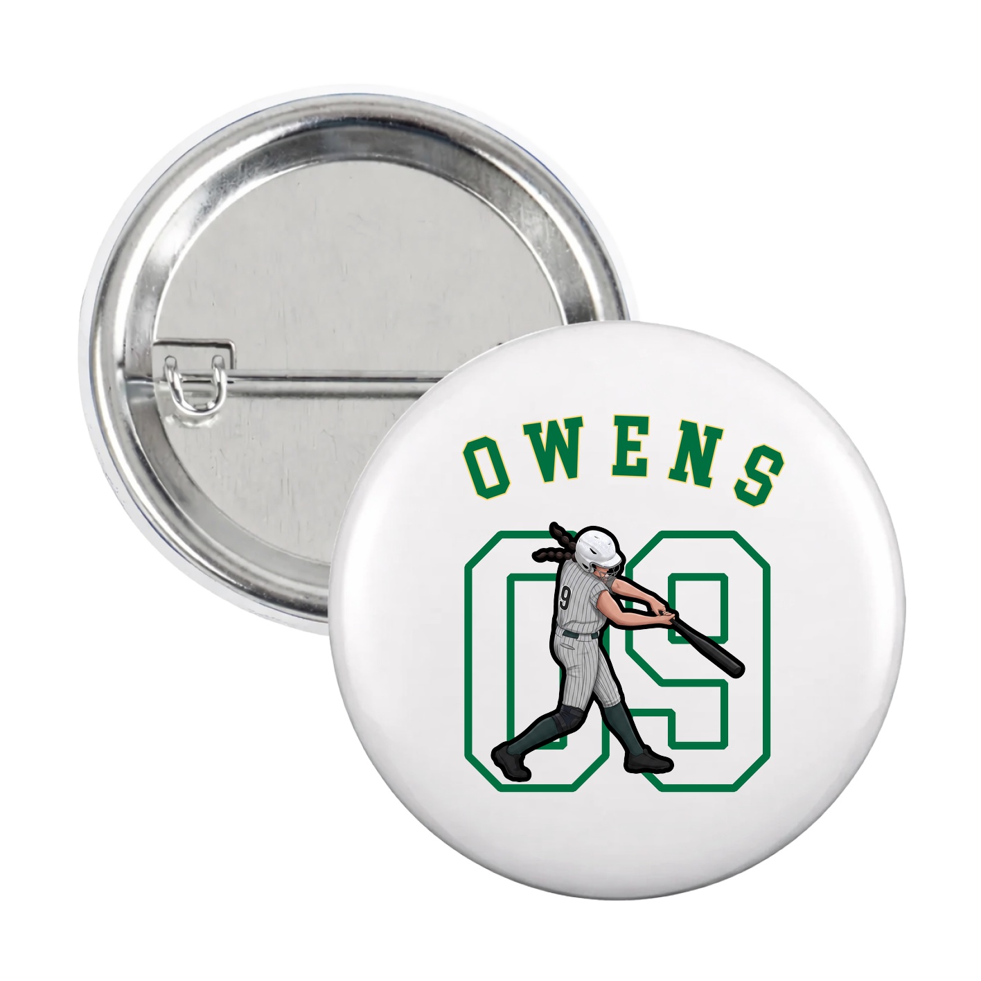 Game Day Button — Shirsey Arch in White