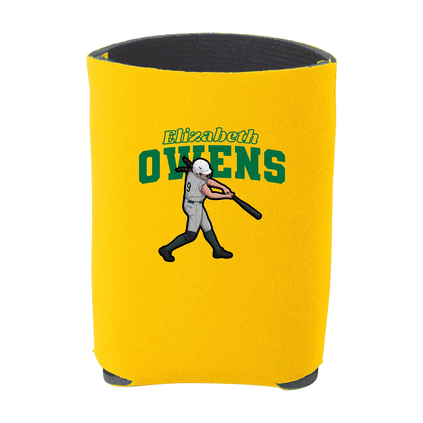 Can Holder — Name Arch in Yellow
