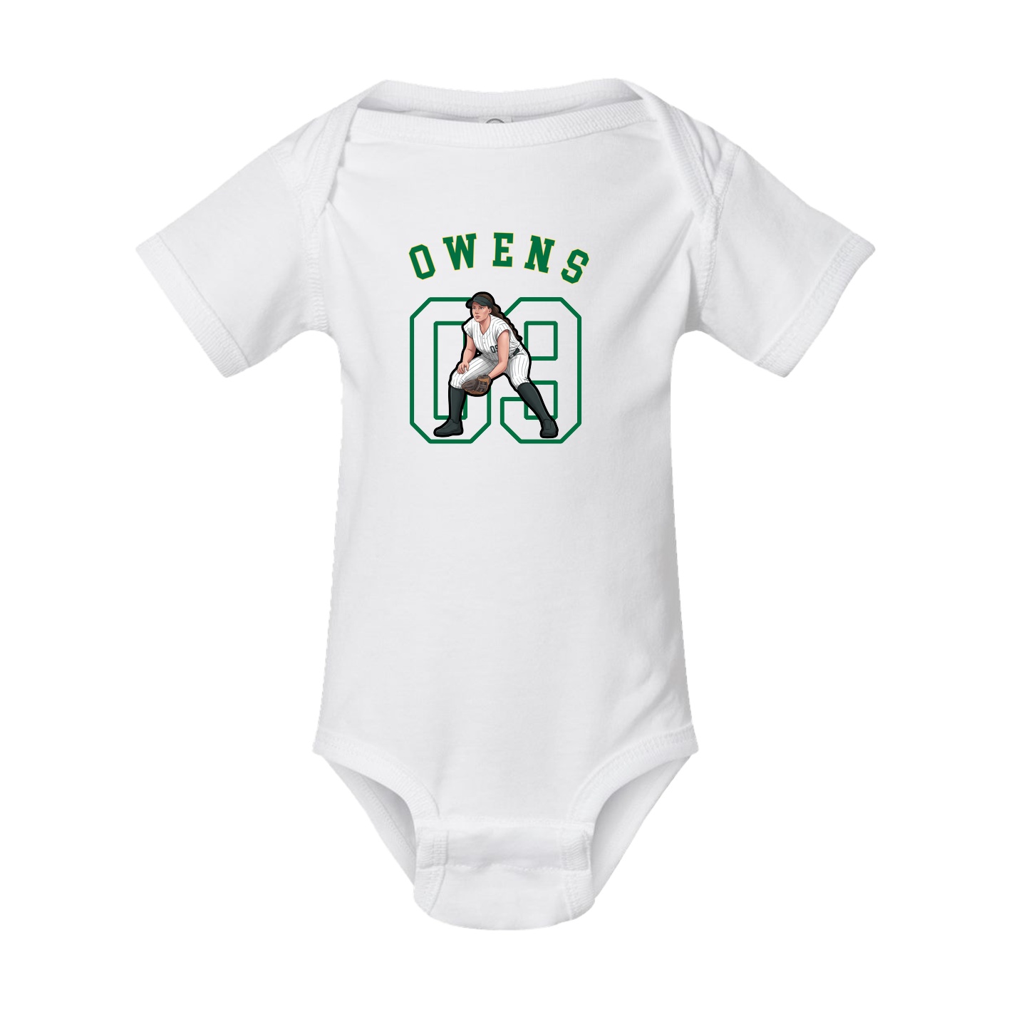 Baby Onesie — Shirsey Arch in White