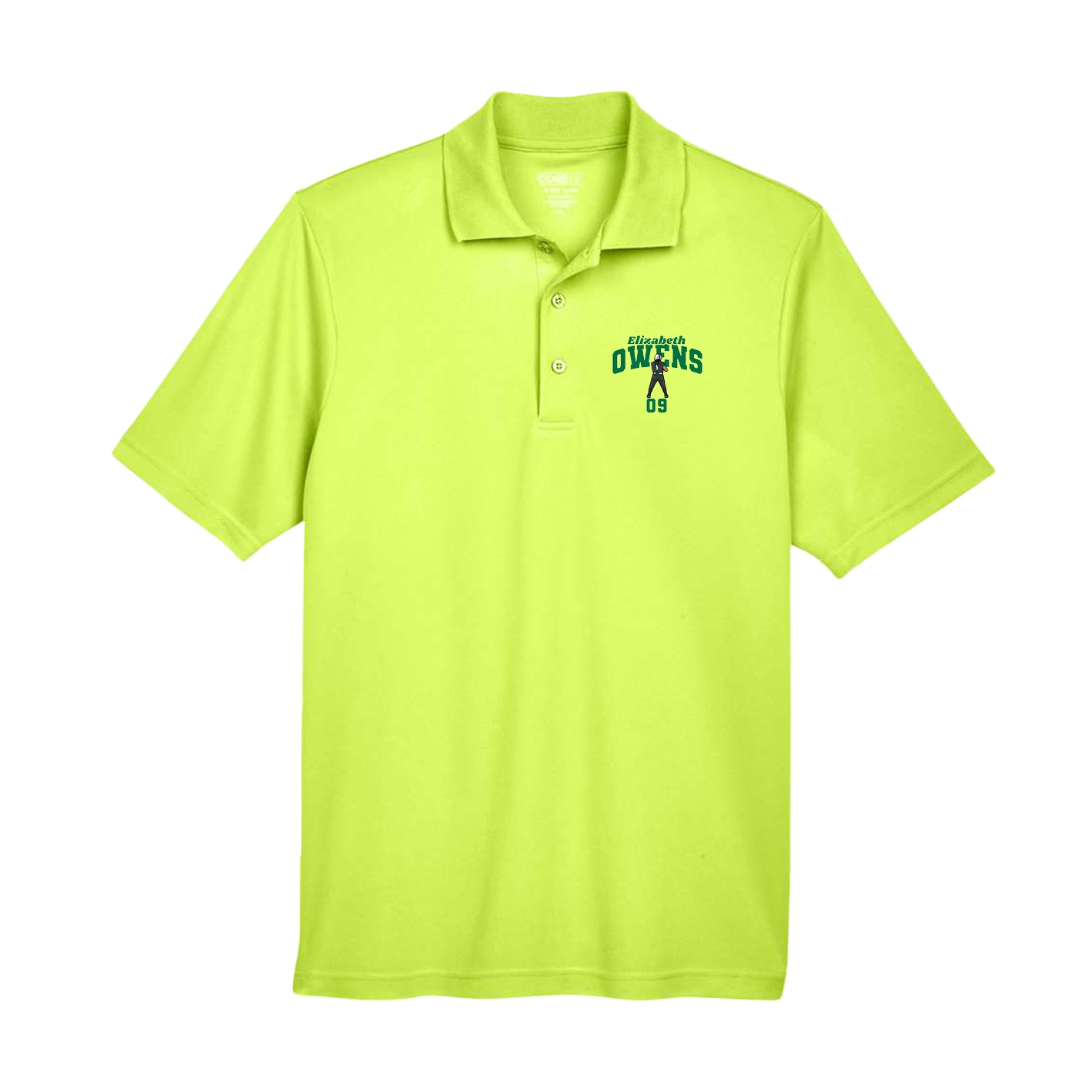Performance Polo — Signature Arch in Yellow