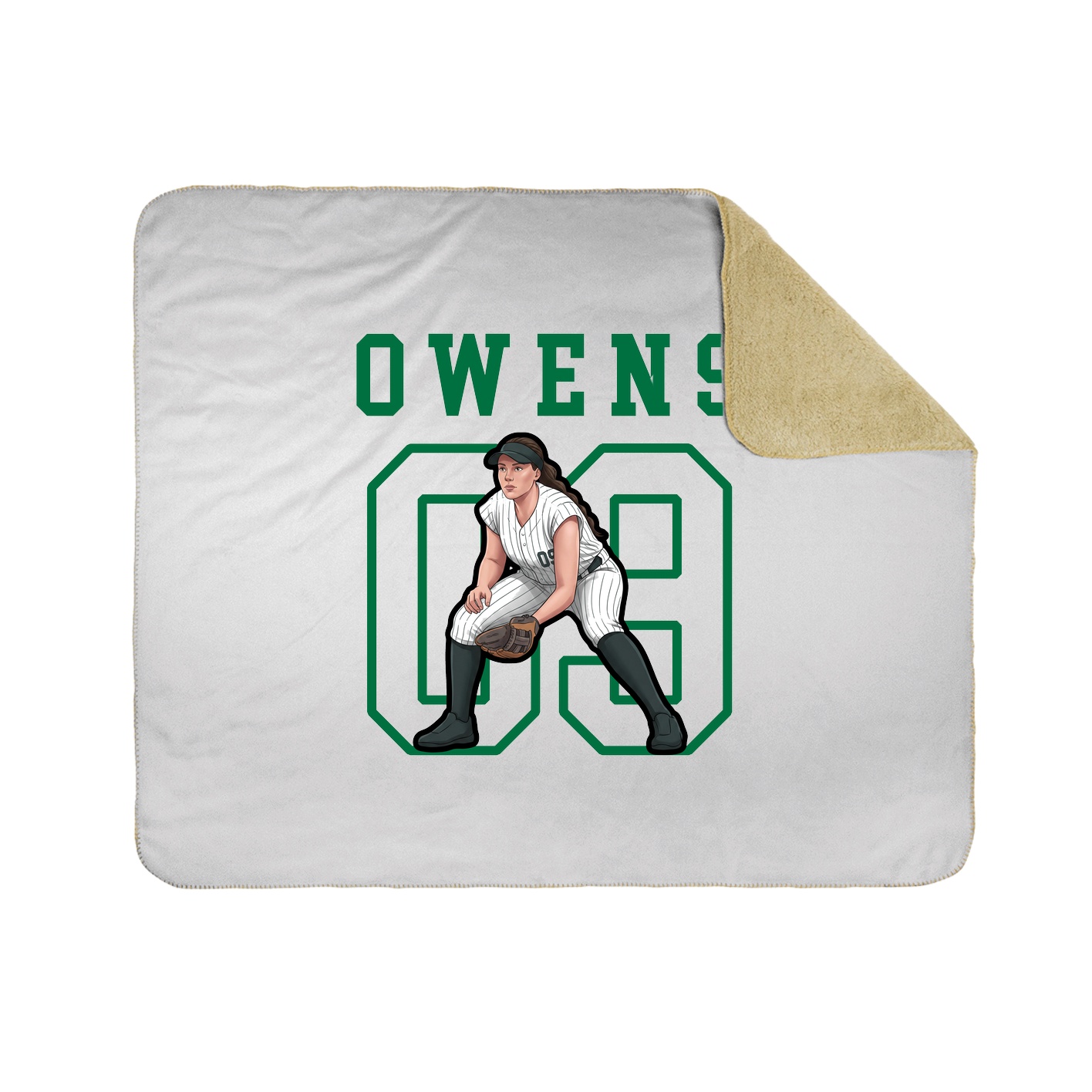 Throw Blanket — Shirsey in White
