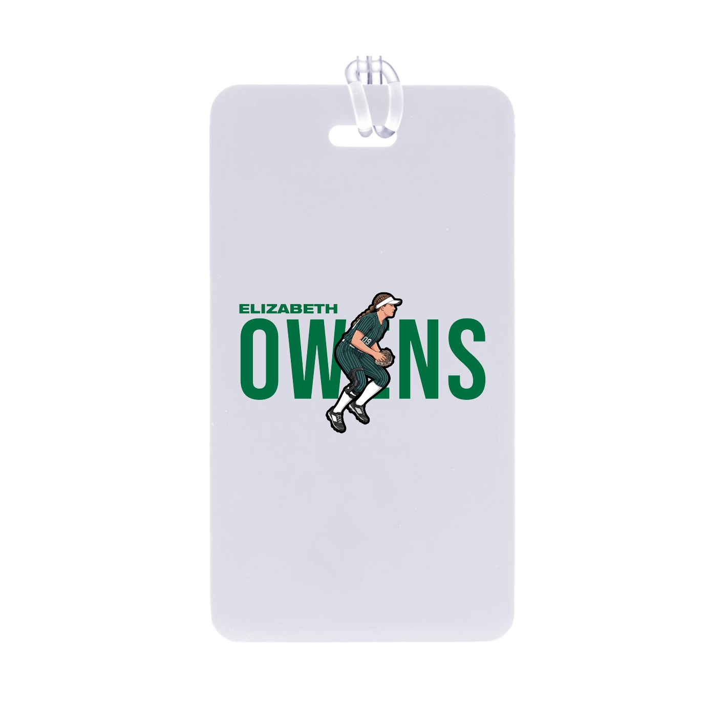 Bag Tag — Player Name in Classic