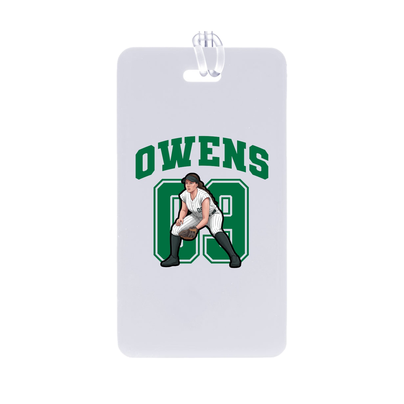 Bag Tag — Number in Classic