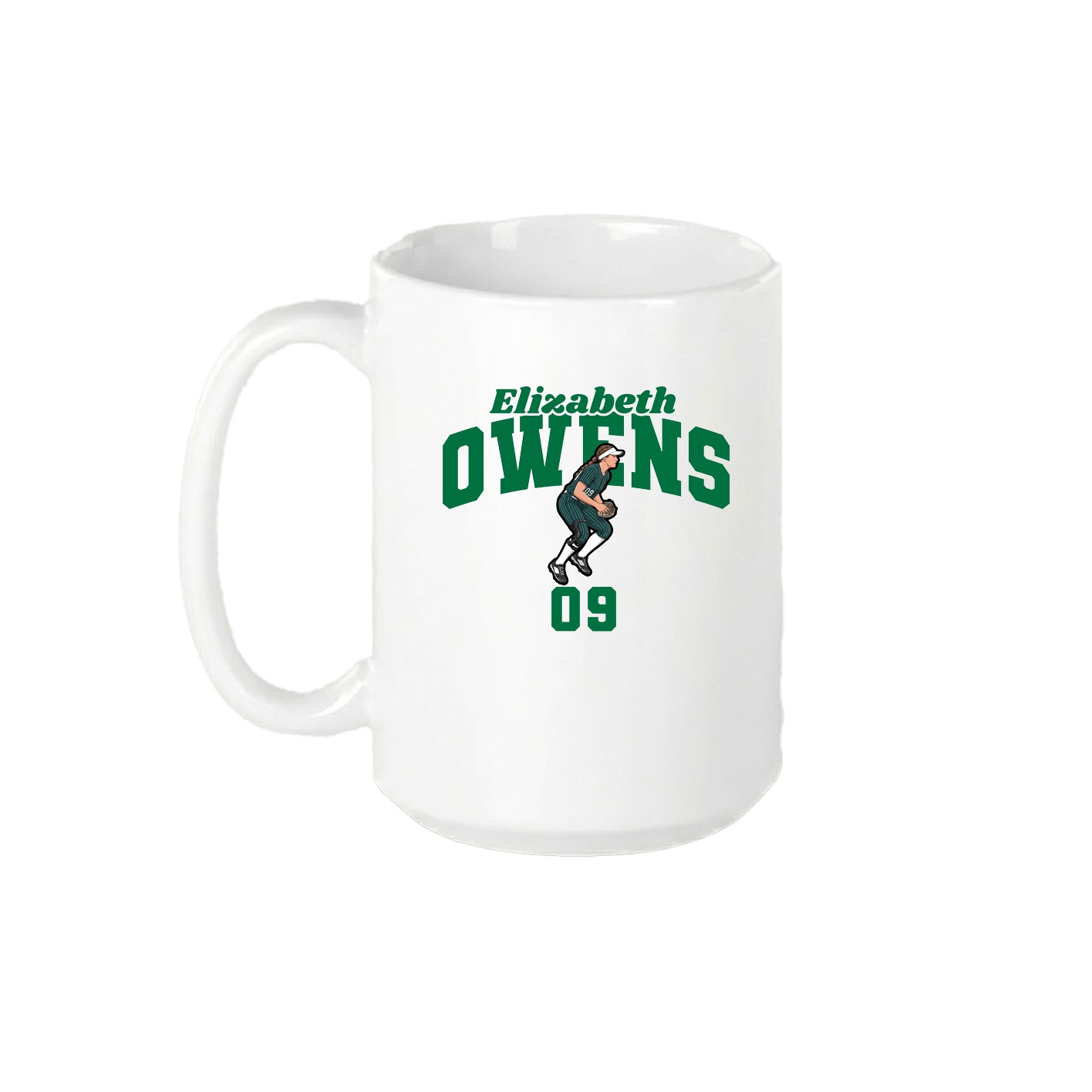 15oz Coffee Mug — Signature Arch in White