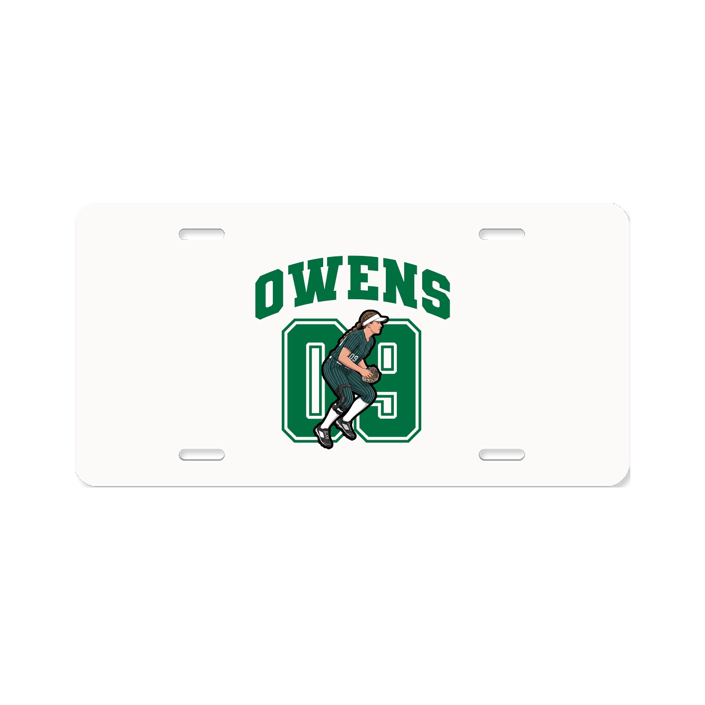 License Plate — Number in Classic