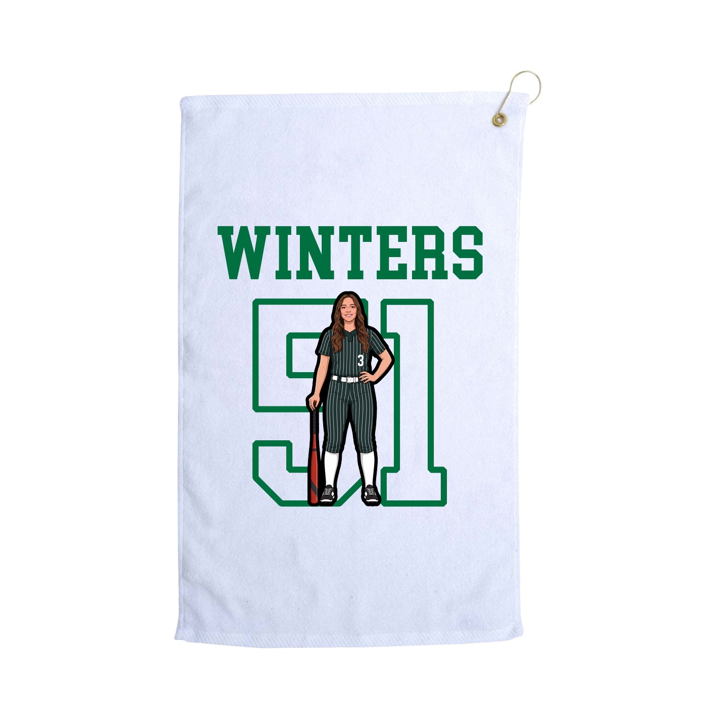 Golf Towel — Shirsey in White