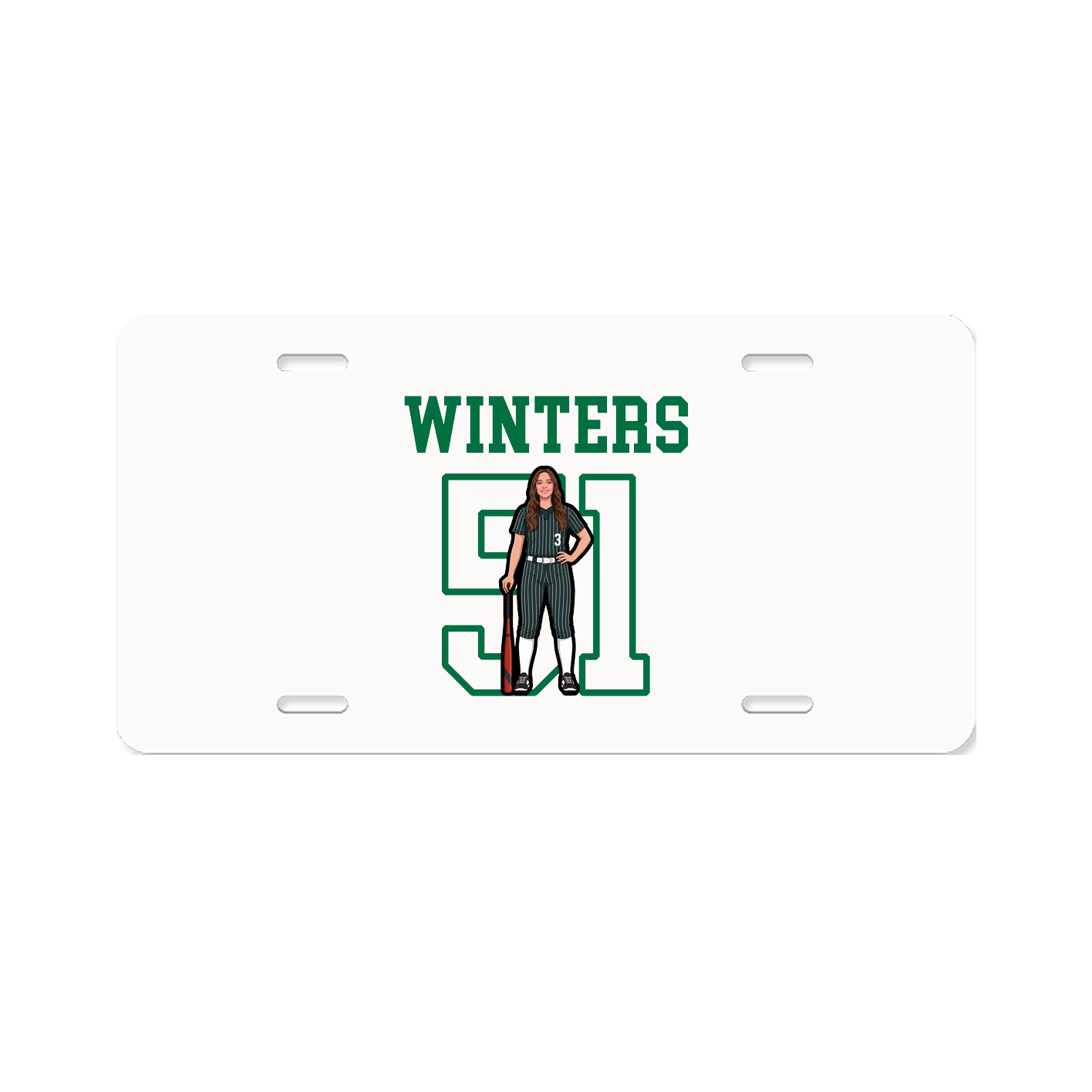 License Plate — Shirsey in Classic