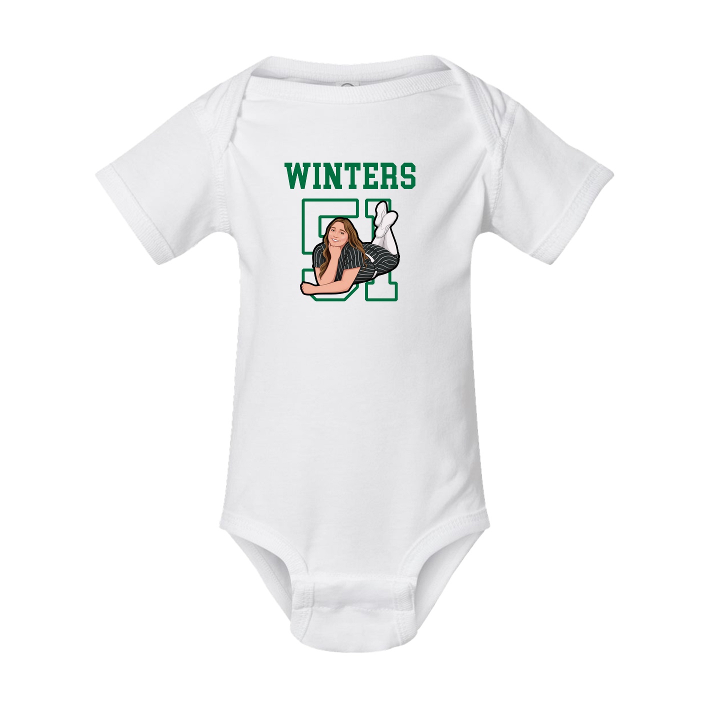 Baby Onesie — Shirsey in White
