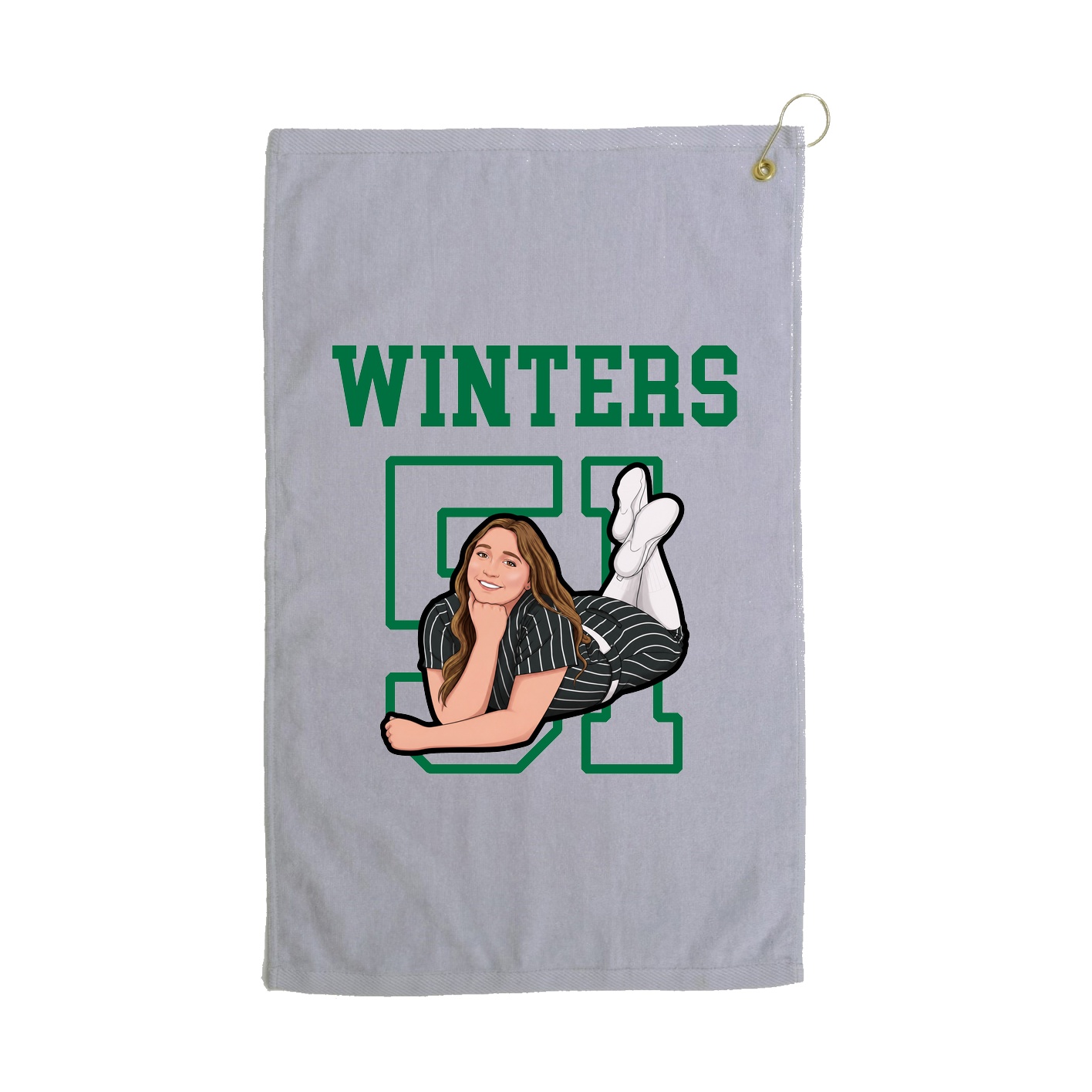 Golf Towel — Shirsey in Grey