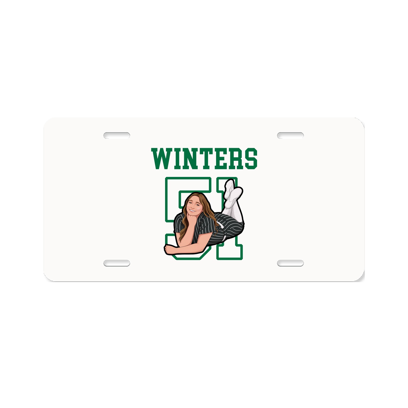 License Plate — Shirsey in Classic