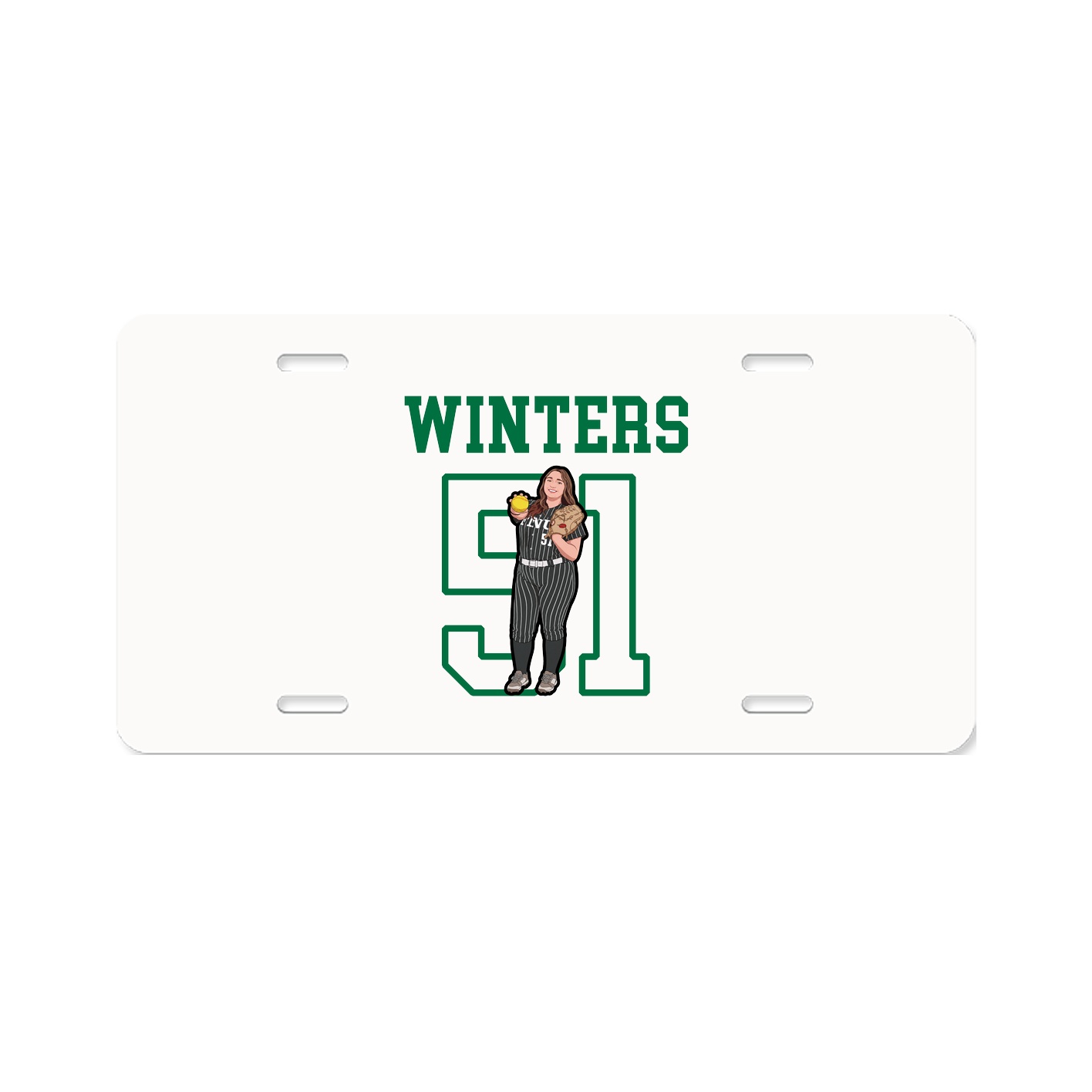 License Plate — Shirsey in Classic
