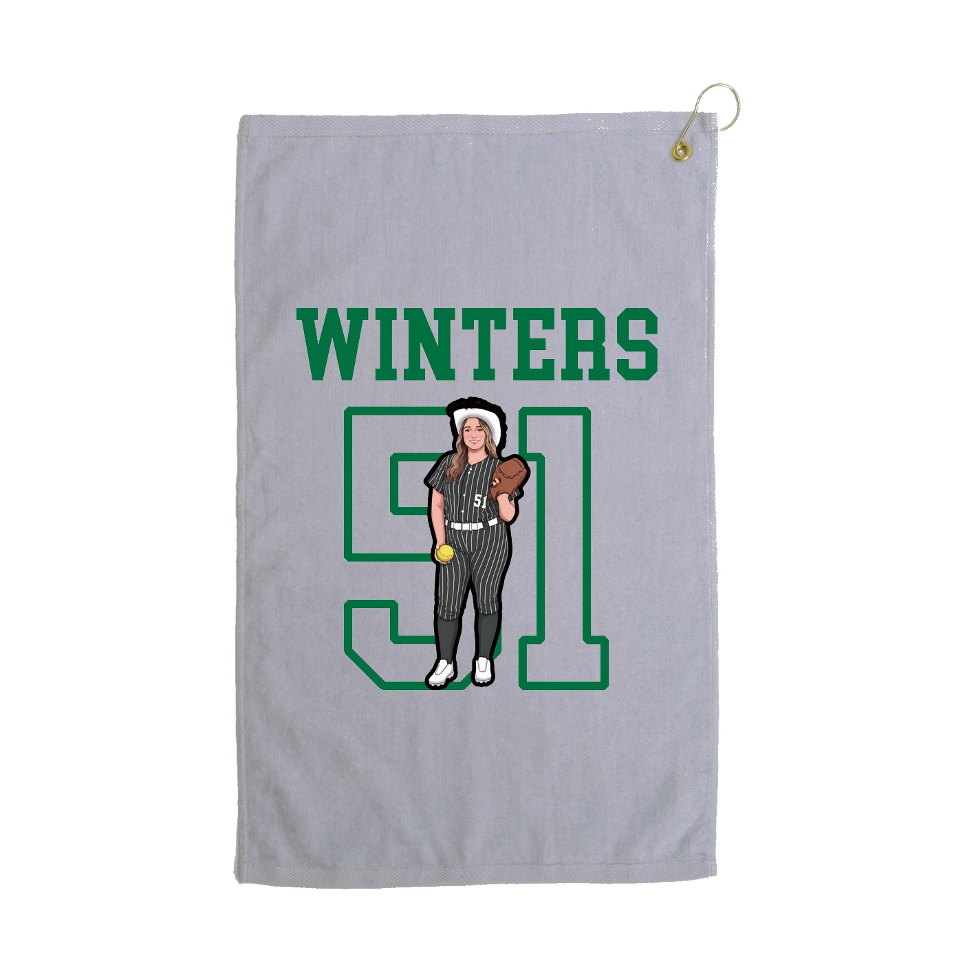 Golf Towel — Shirsey in Grey