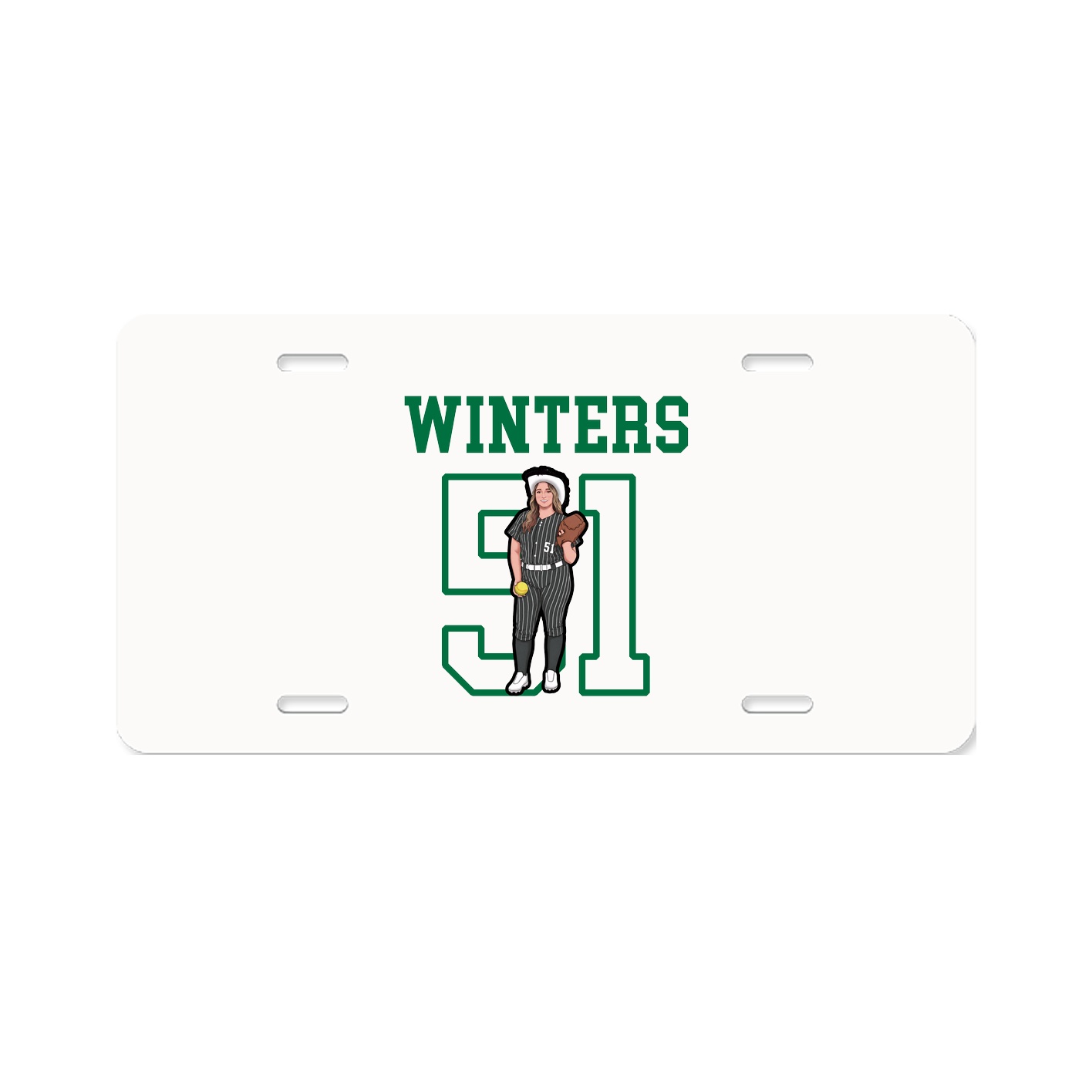 License Plate — Shirsey in Classic