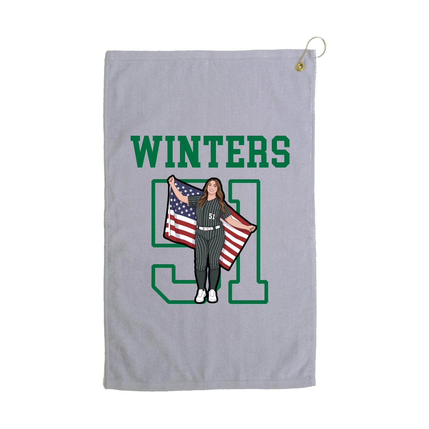 Golf Towel — Shirsey in Grey