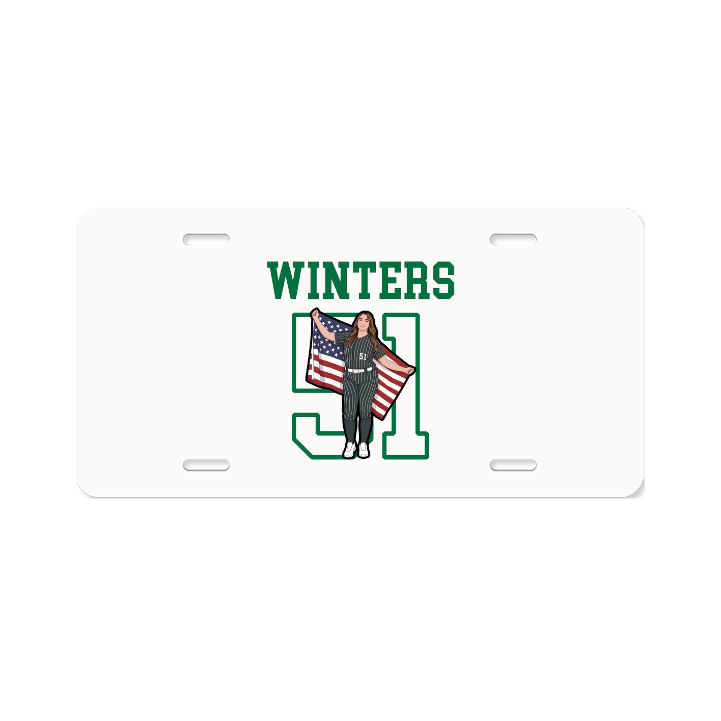 License Plate — Shirsey in Classic