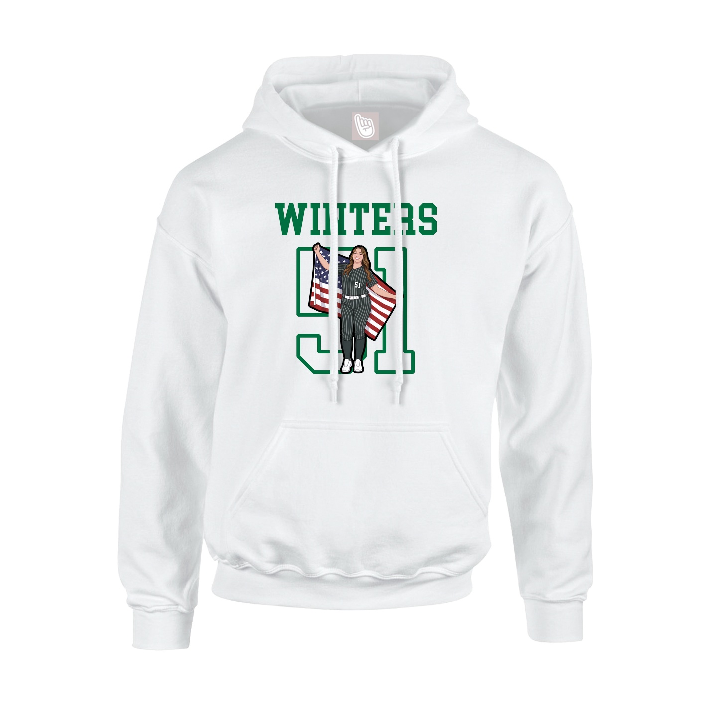 Youth Hoodie — Shirsey in White