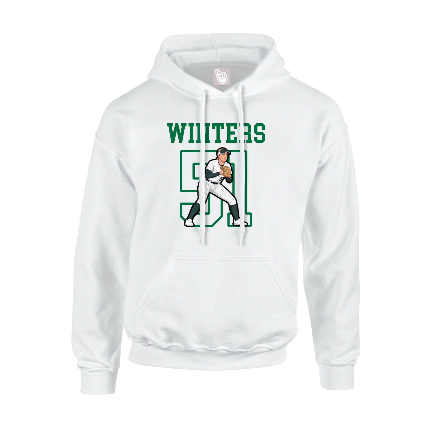 Youth Hoodie — Shirsey in White