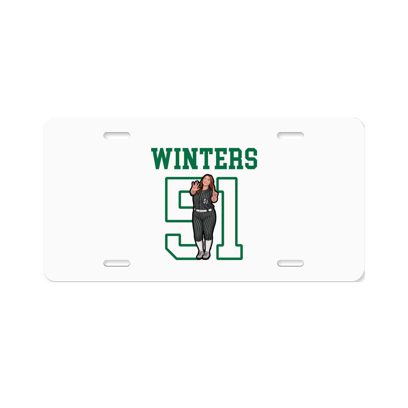 License Plate — Shirsey in Classic