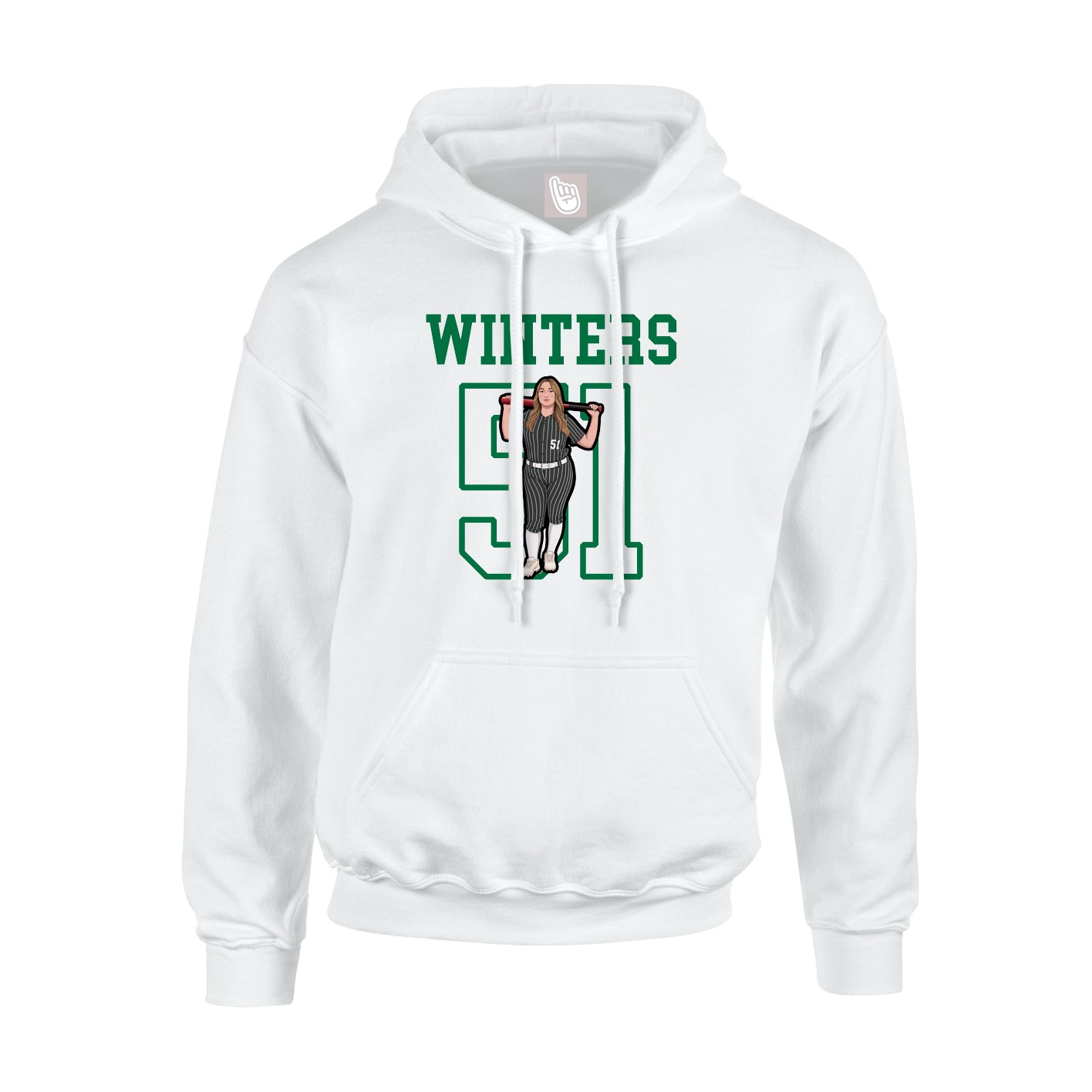 Youth Hoodie — Shirsey in White