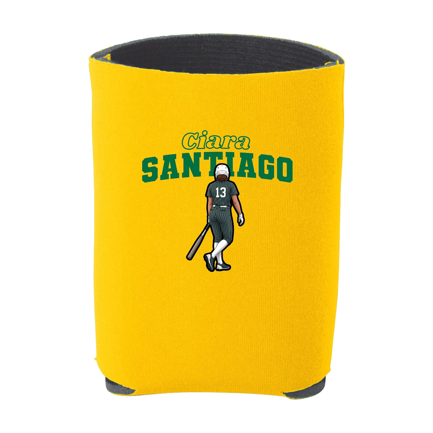 Can Holder — Name Arch in Yellow
