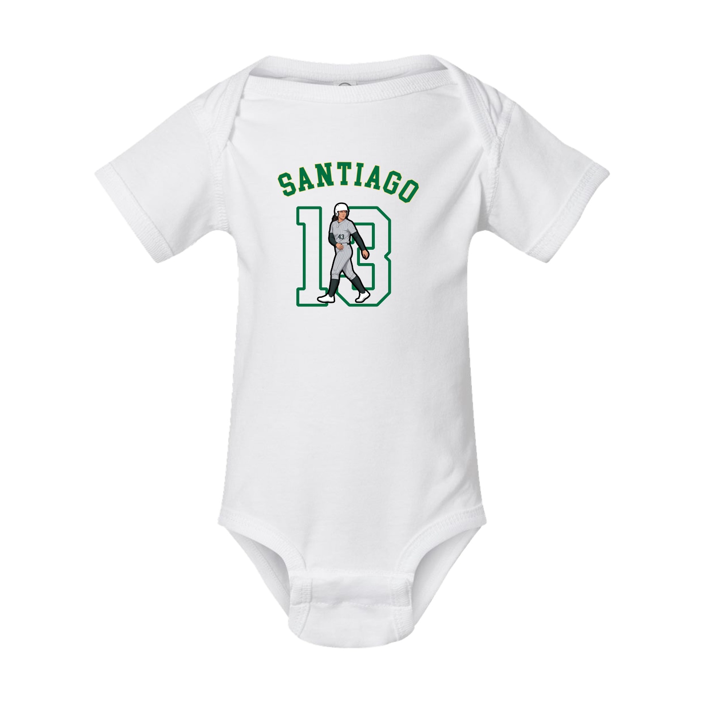Baby Onesie — Shirsey Arch in White