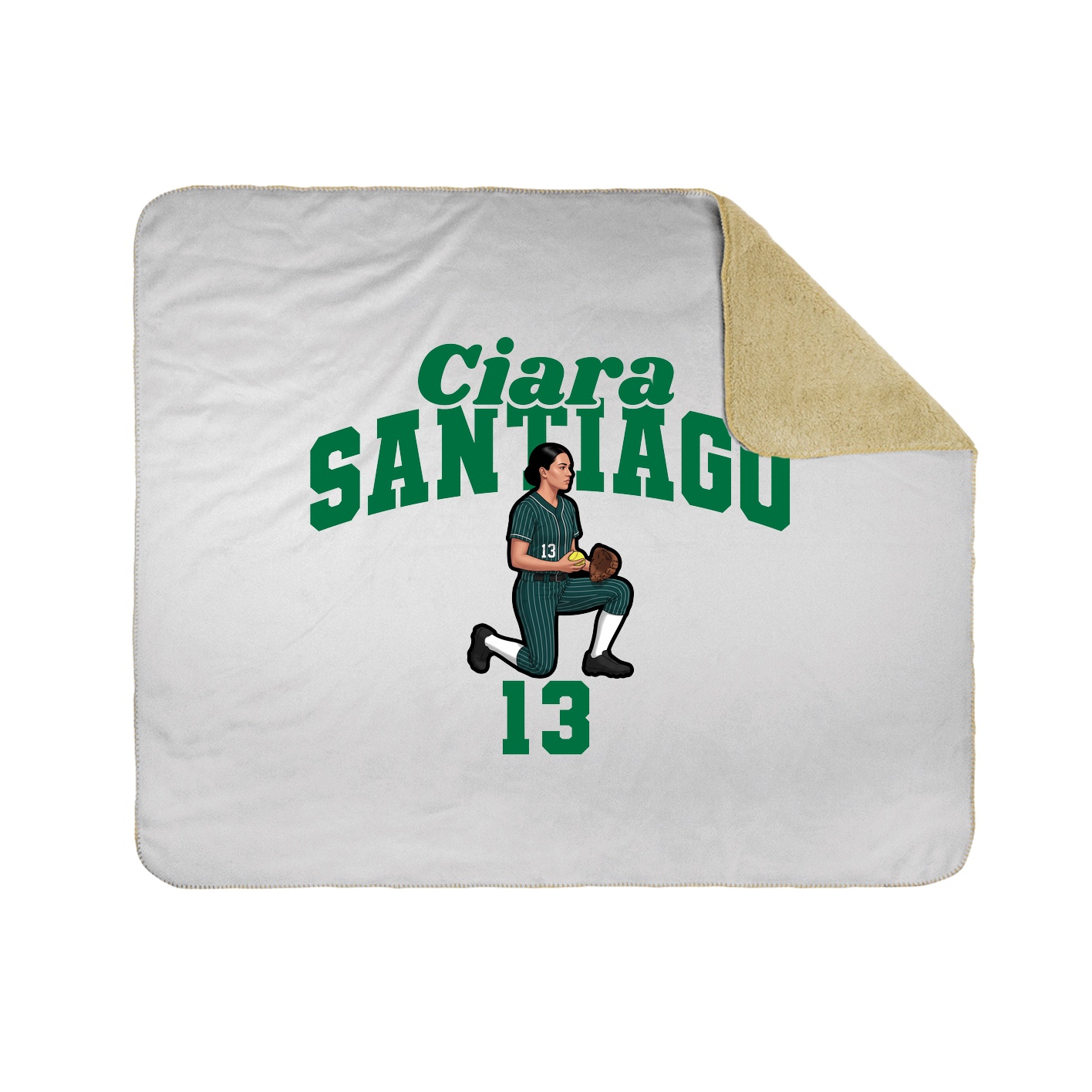 Throw Blanket — Signature Arch in White
