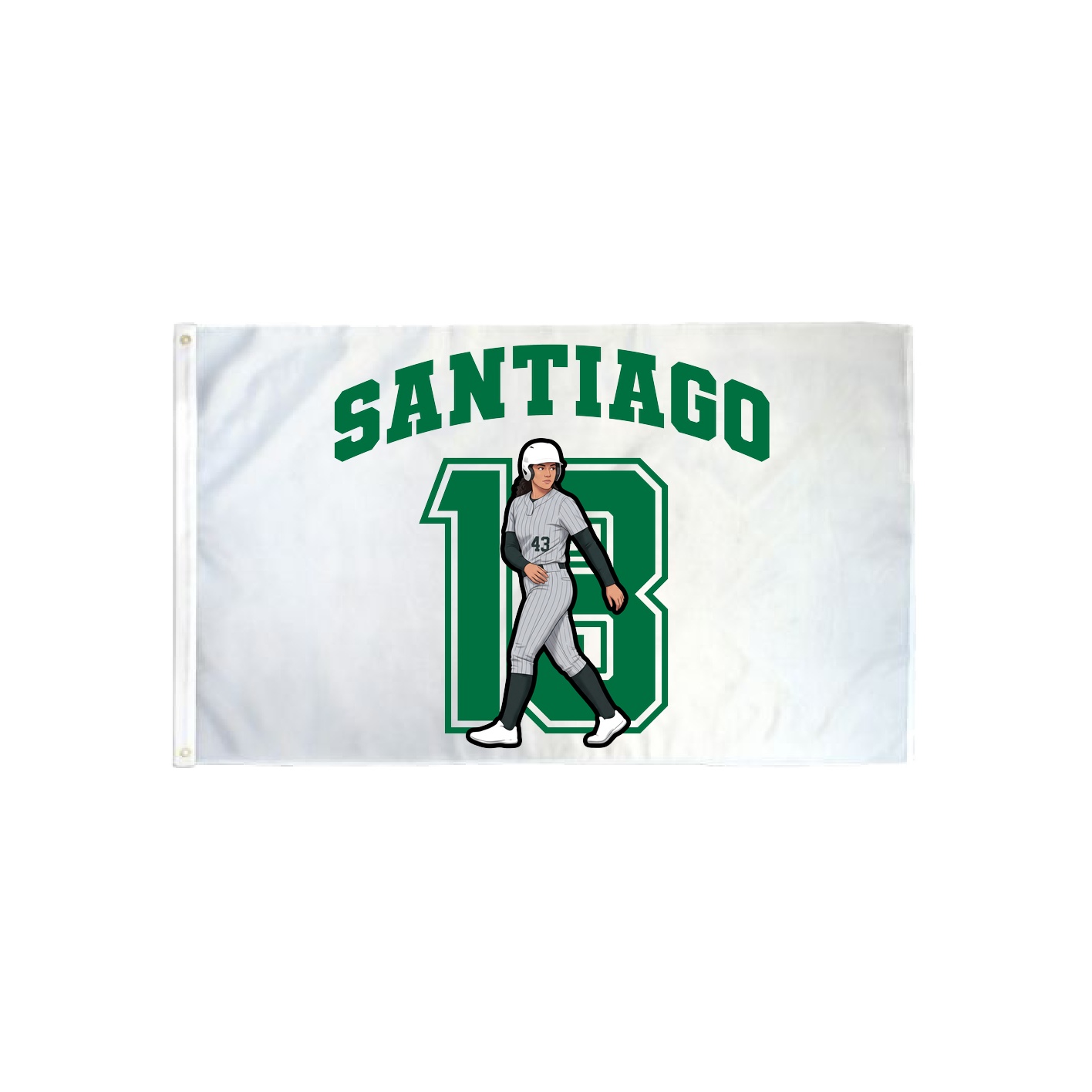 3x5 Flag — Number in Classic
